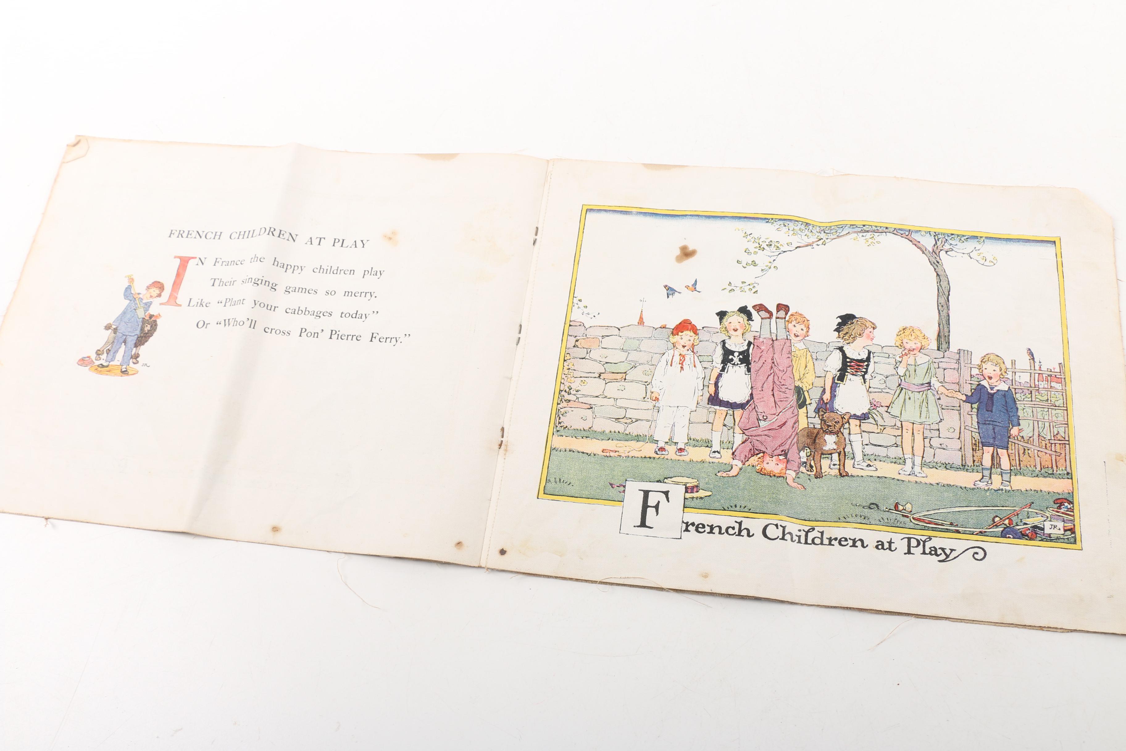 1922 "Children at Play in Many Lands" by John Rae