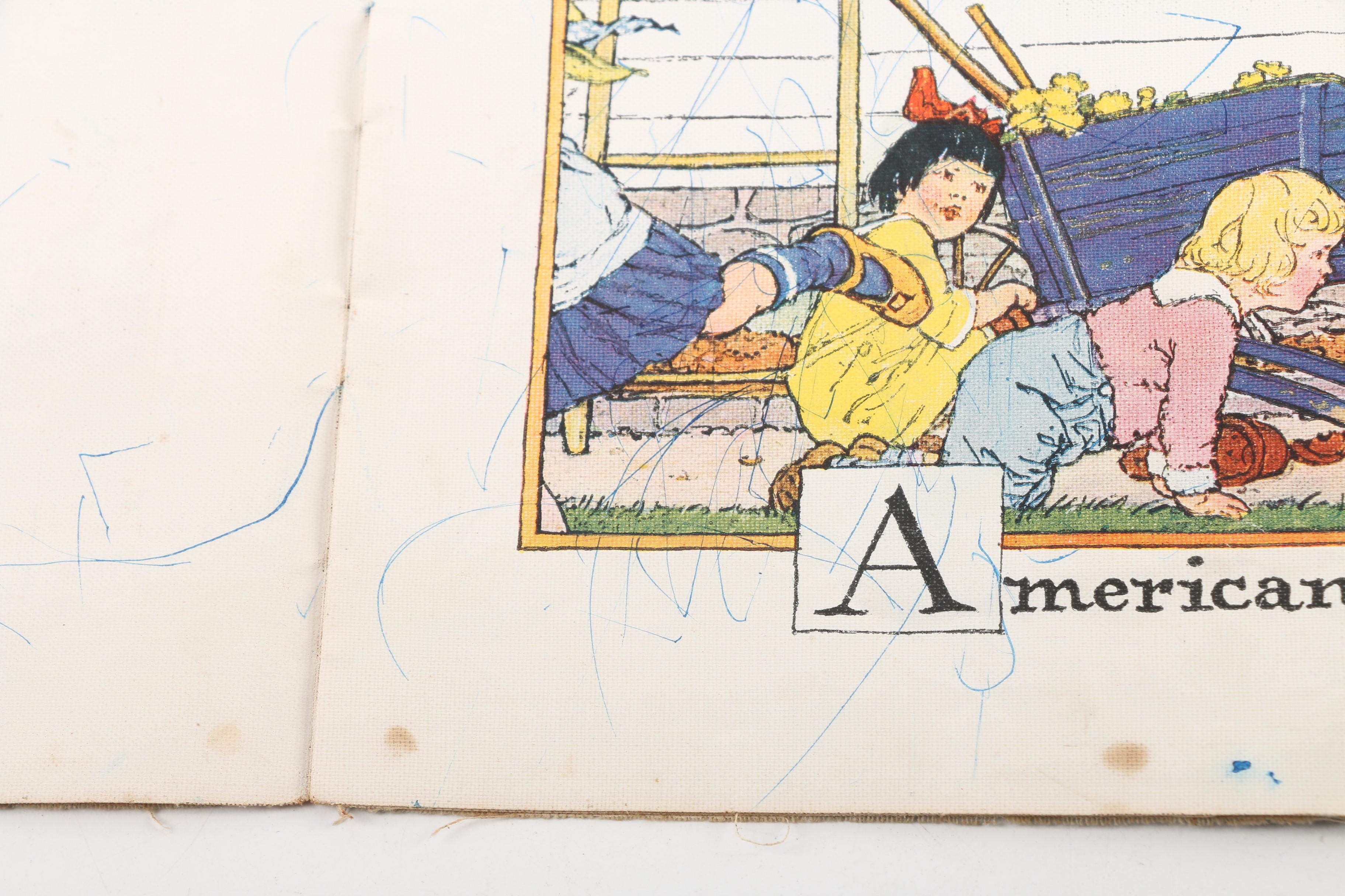 1922 "Children at Play in Many Lands" by John Rae