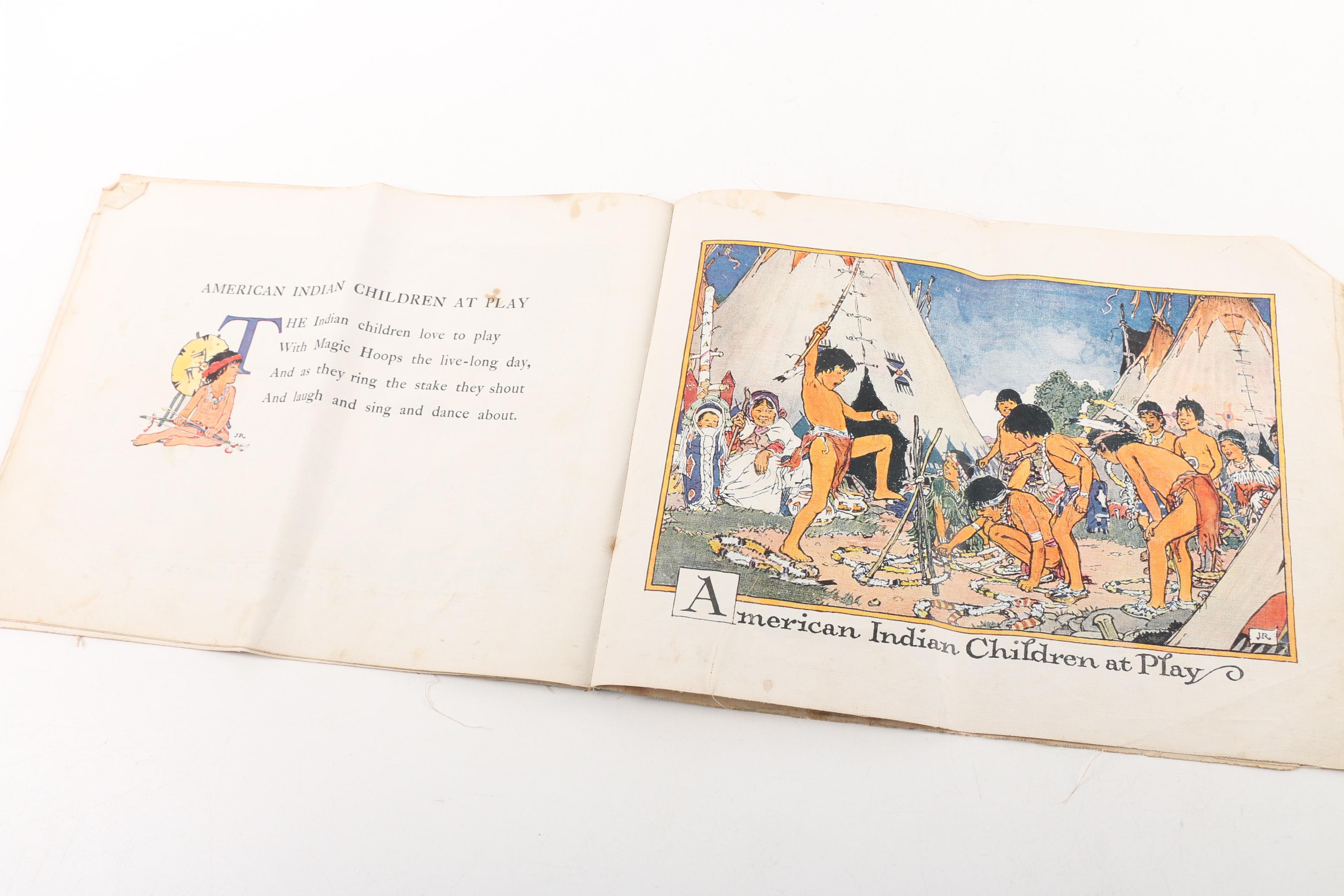 1922 "Children at Play in Many Lands" by John Rae