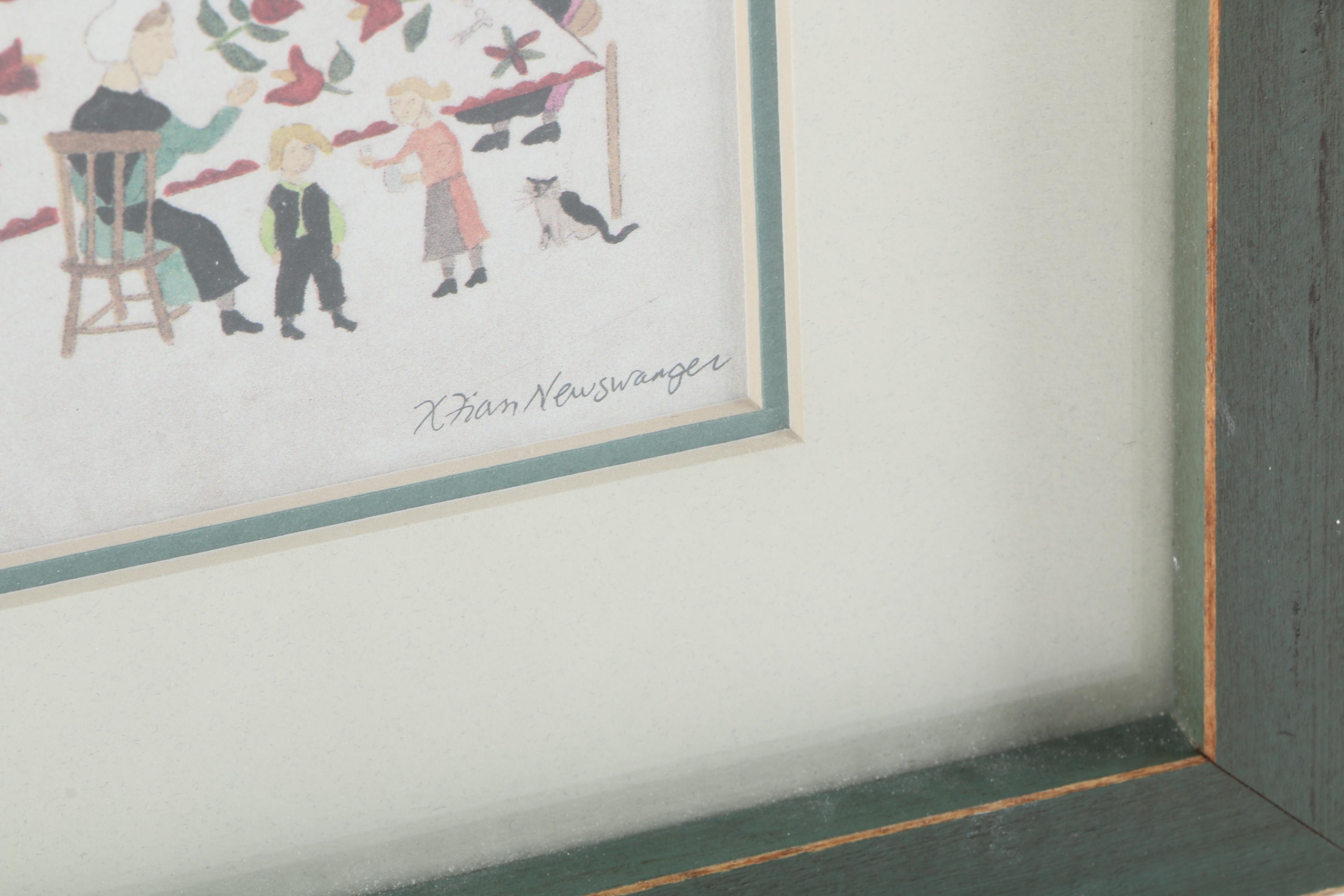 Offset Lithograph After Xhiam Newswanger