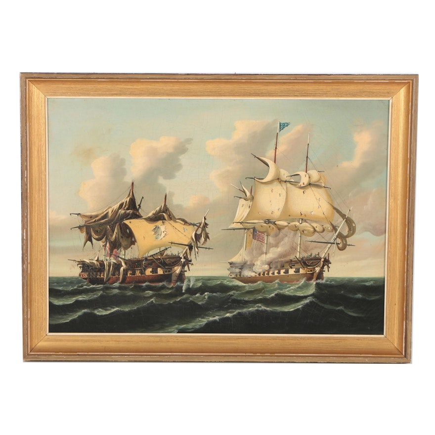 Mid 20th Century Copy Oil Painting After Thomas Chambers