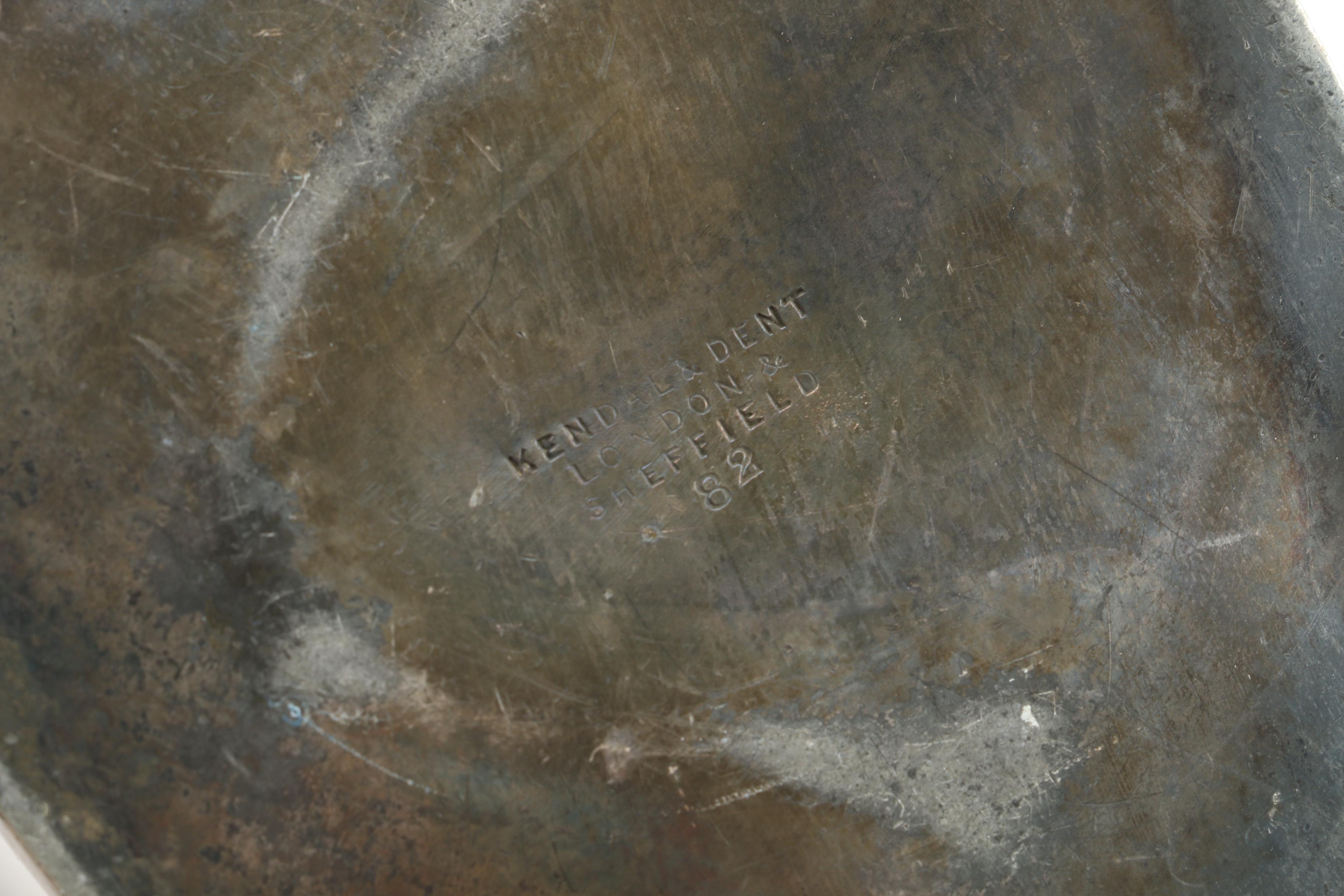 Vintage Kendall & Dent Silver Plate Tea Service with Barker Bros. Creamer