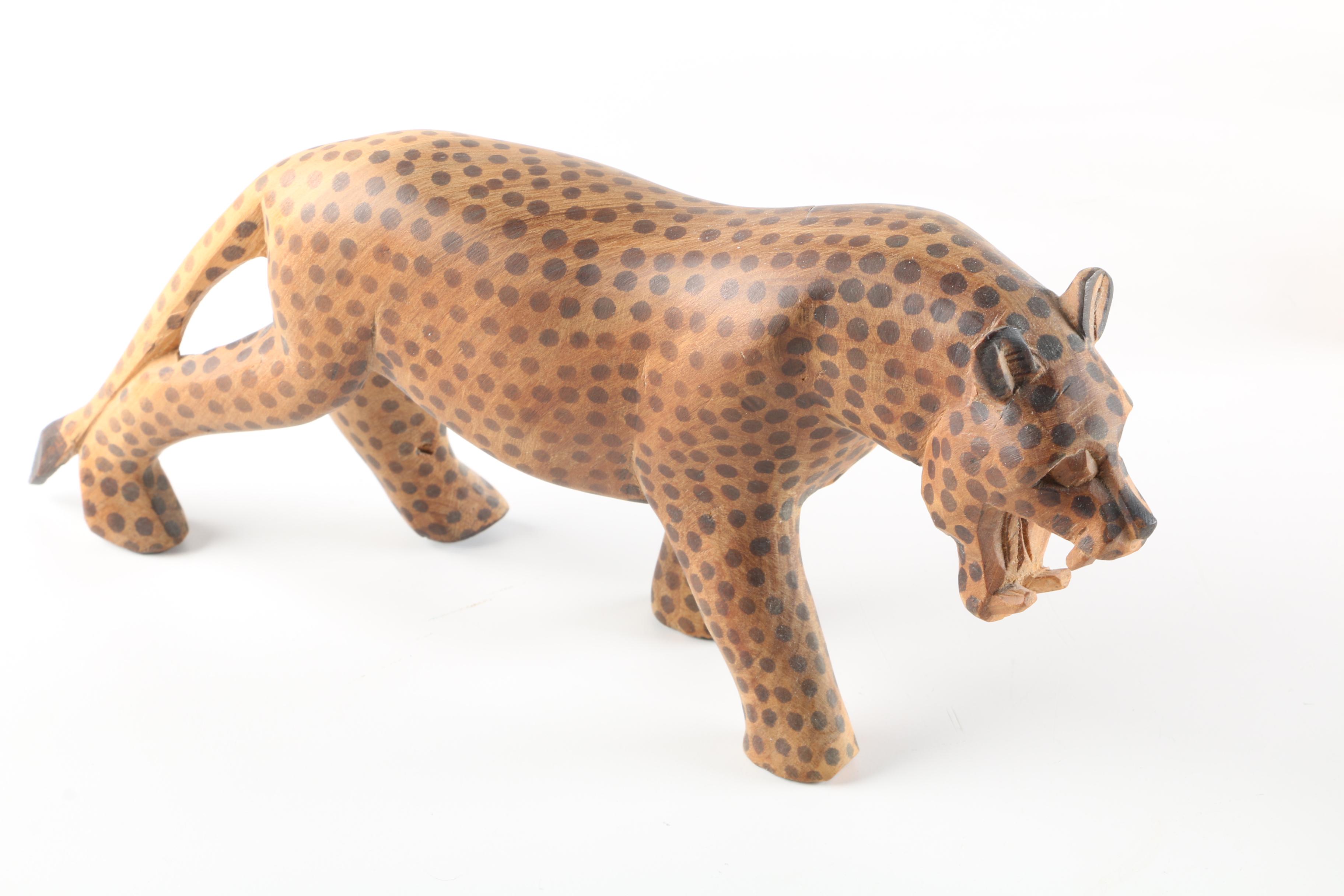 Kenyan Carved Wood Animal Figures