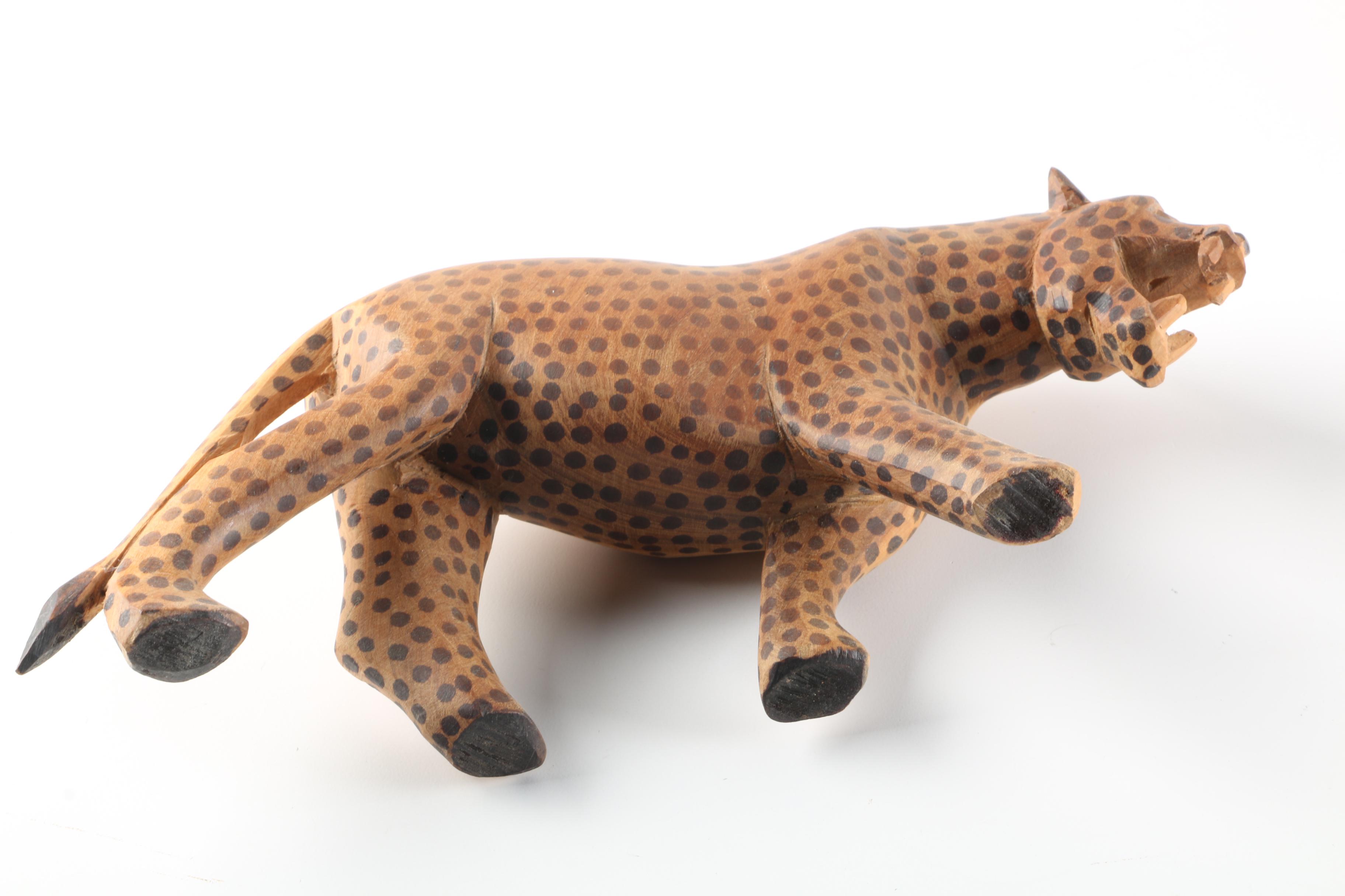 Kenyan Carved Wood Animal Figures