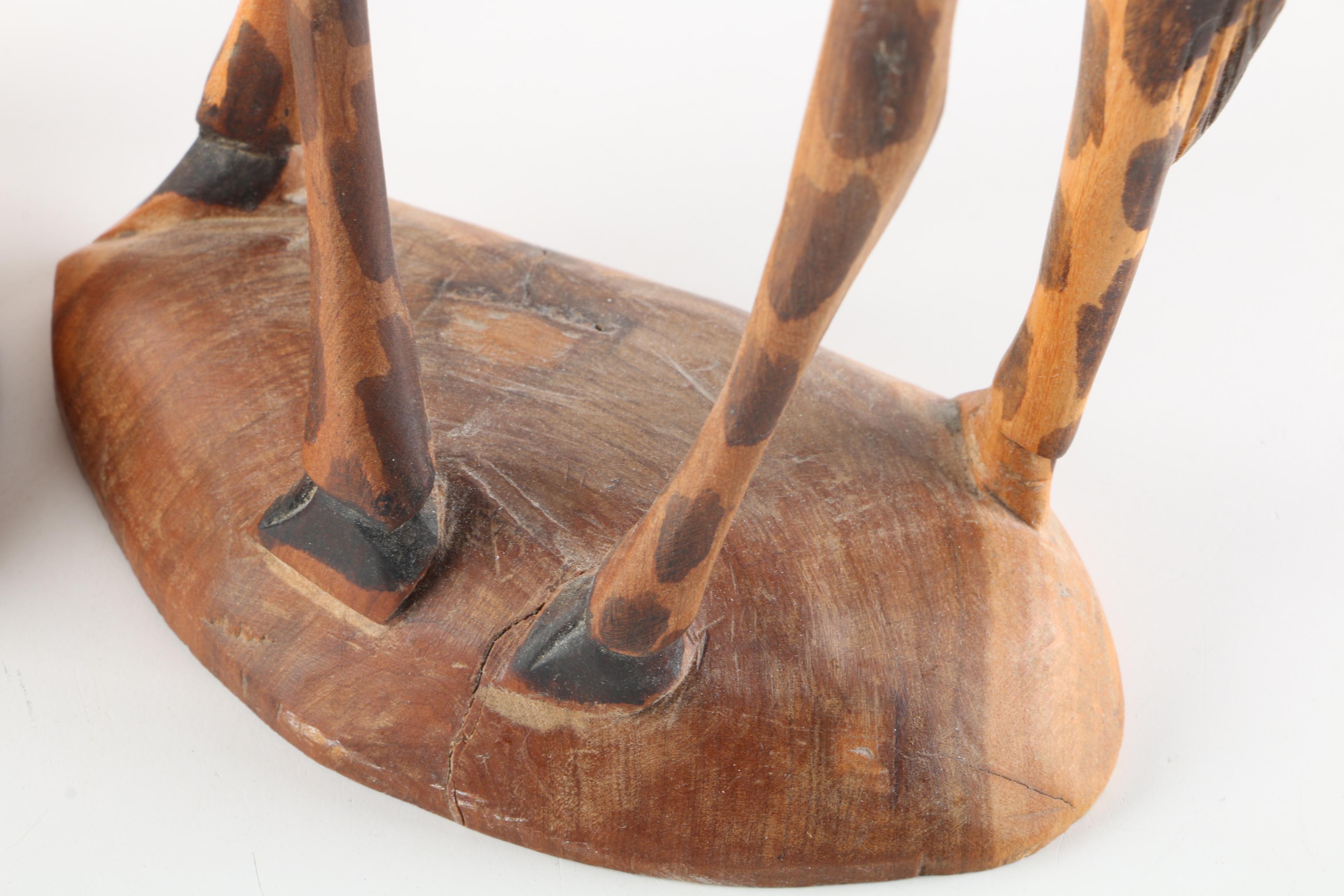 Kenyan Carved Wood Animal Figures