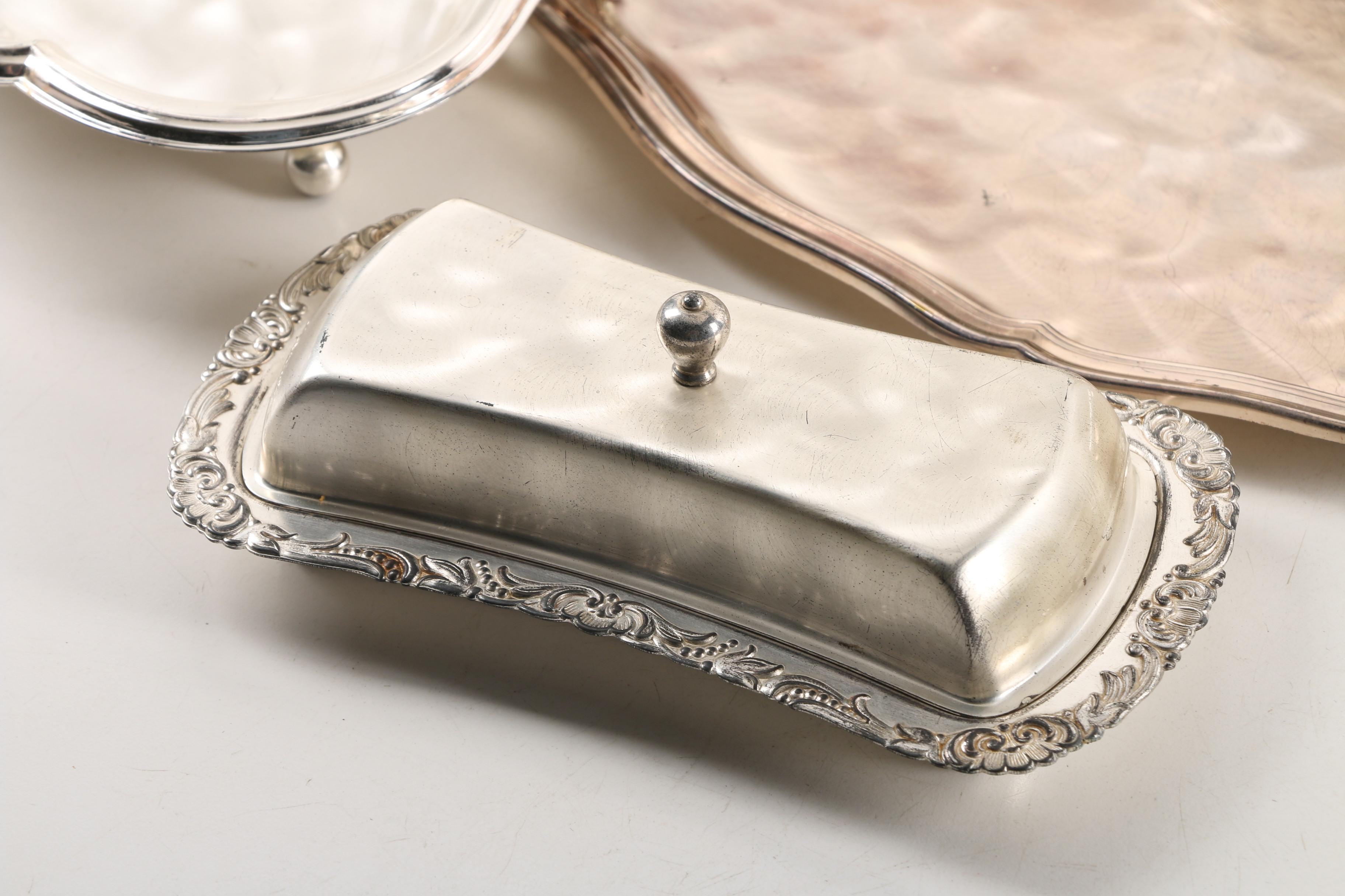 Silver Plate Tableware Featuring WMF-Ikora and Sheridan