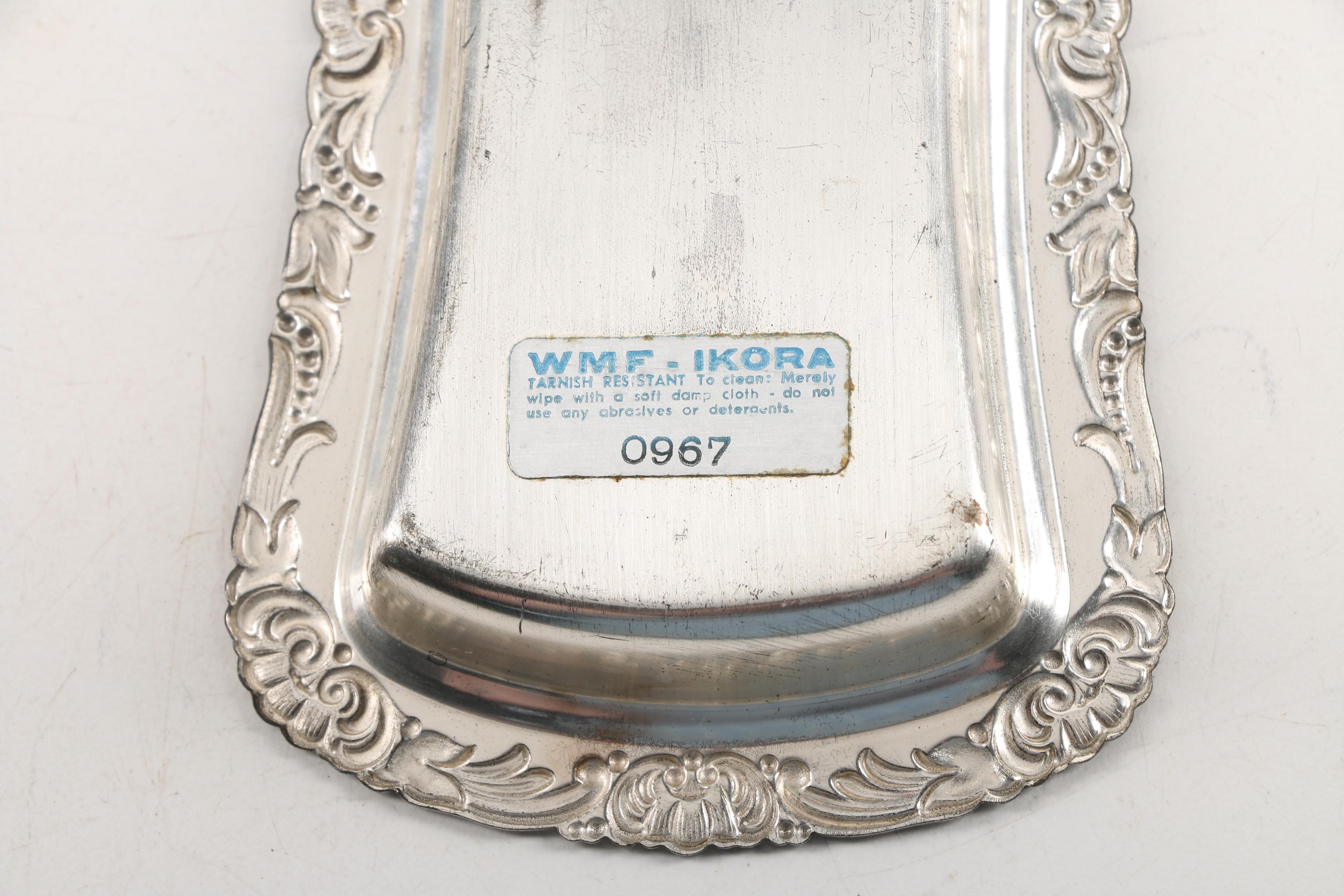 Silver Plate Tableware Featuring WMF-Ikora and Sheridan
