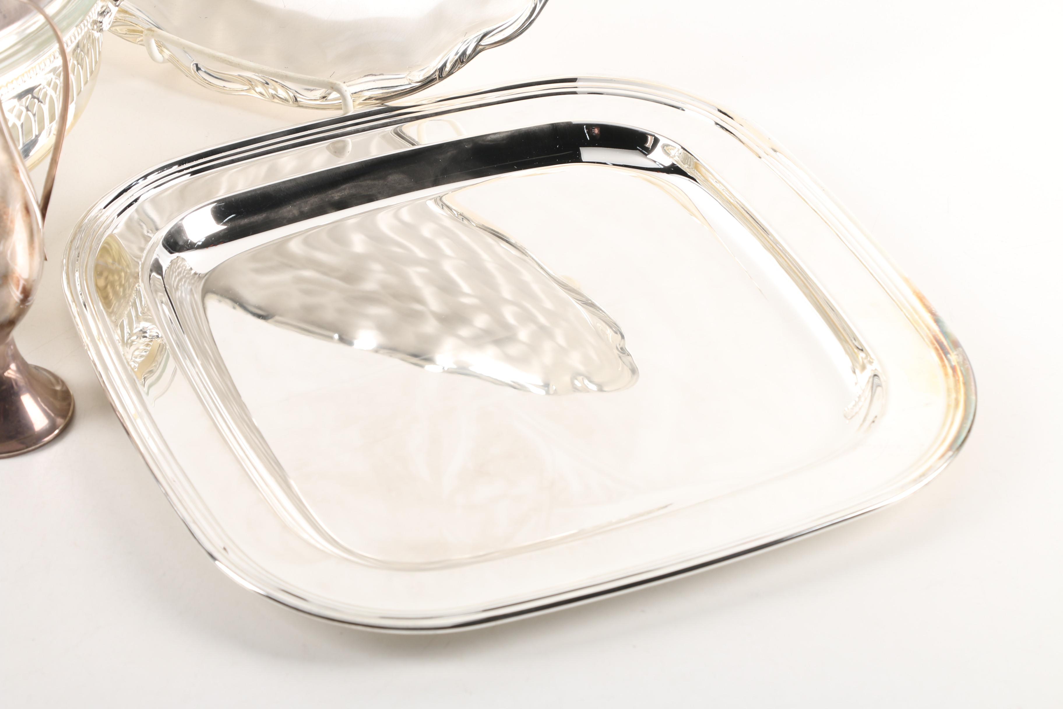 Silver Plate Tableware Featuring WMF-Ikora and Sheridan