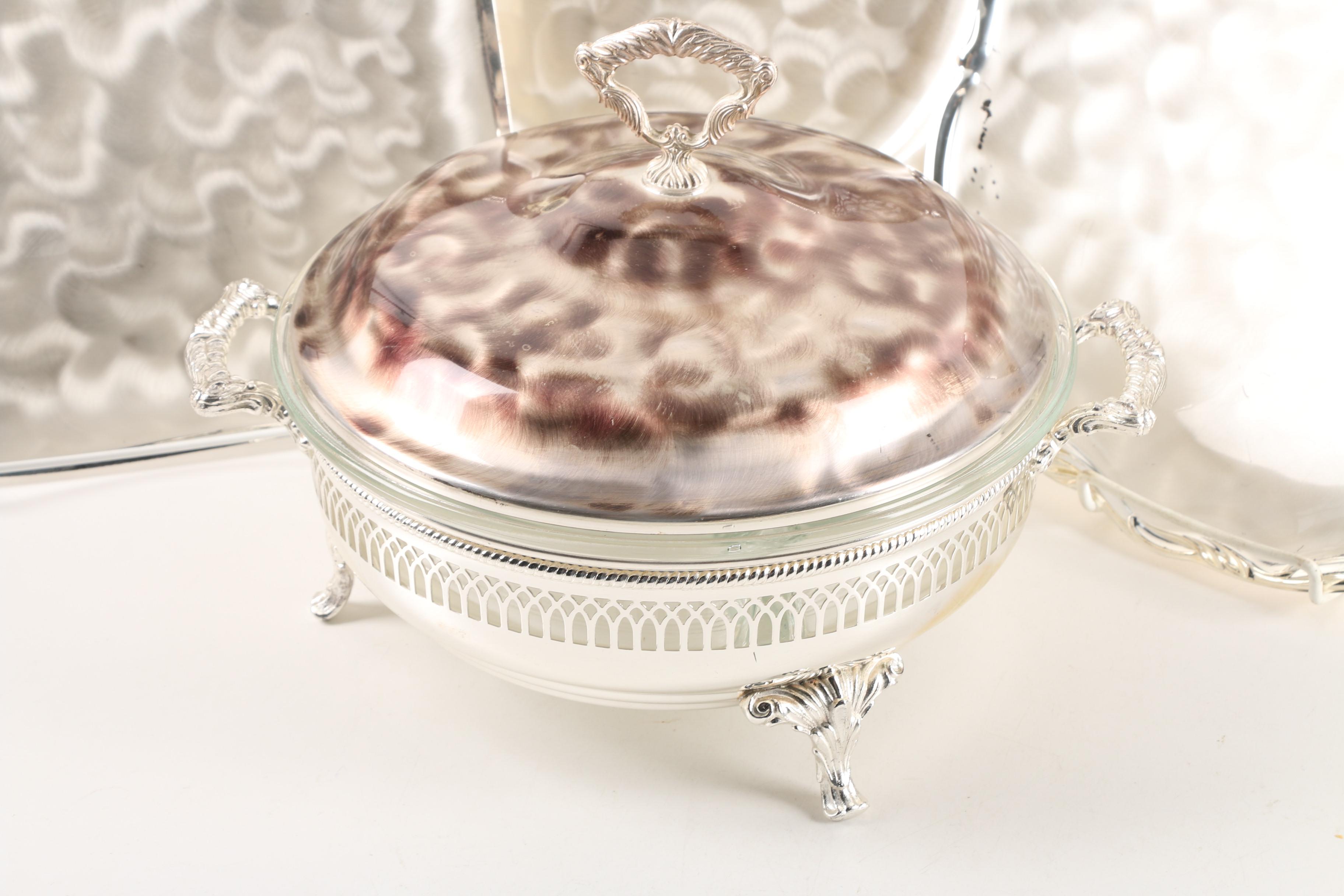 Silver Plate Tableware Featuring WMF-Ikora and Sheridan