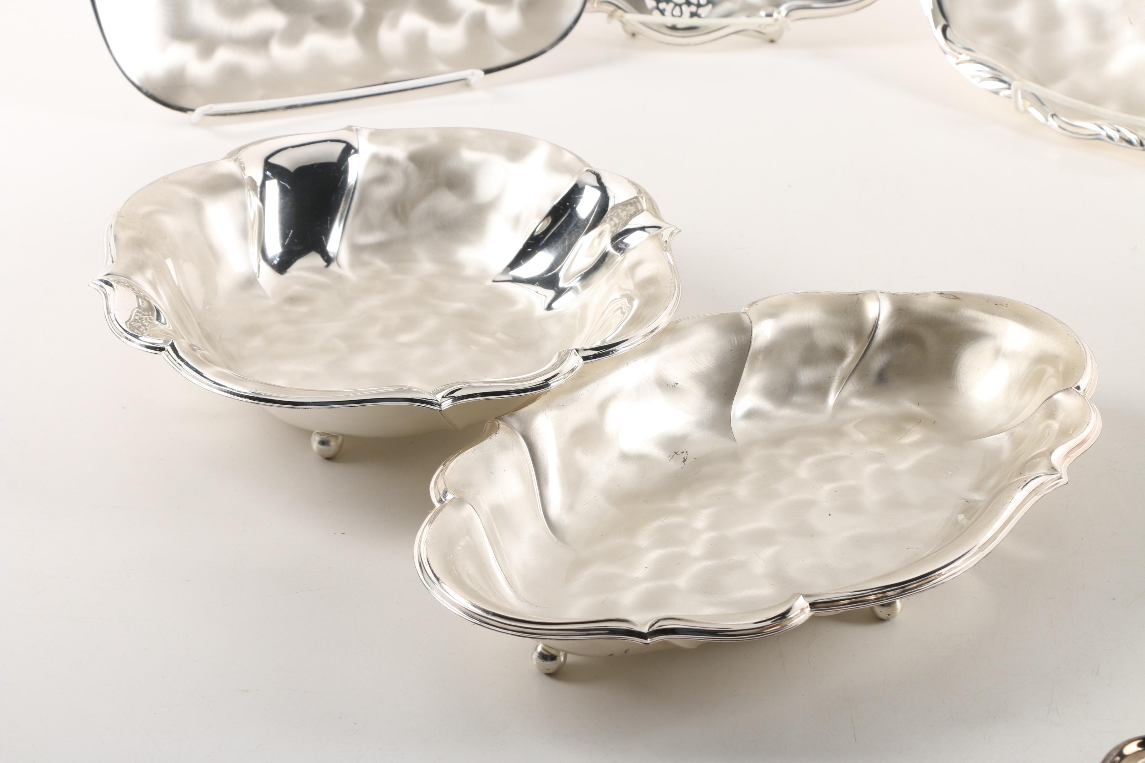 Silver Plate Tableware Featuring WMF-Ikora and Sheridan