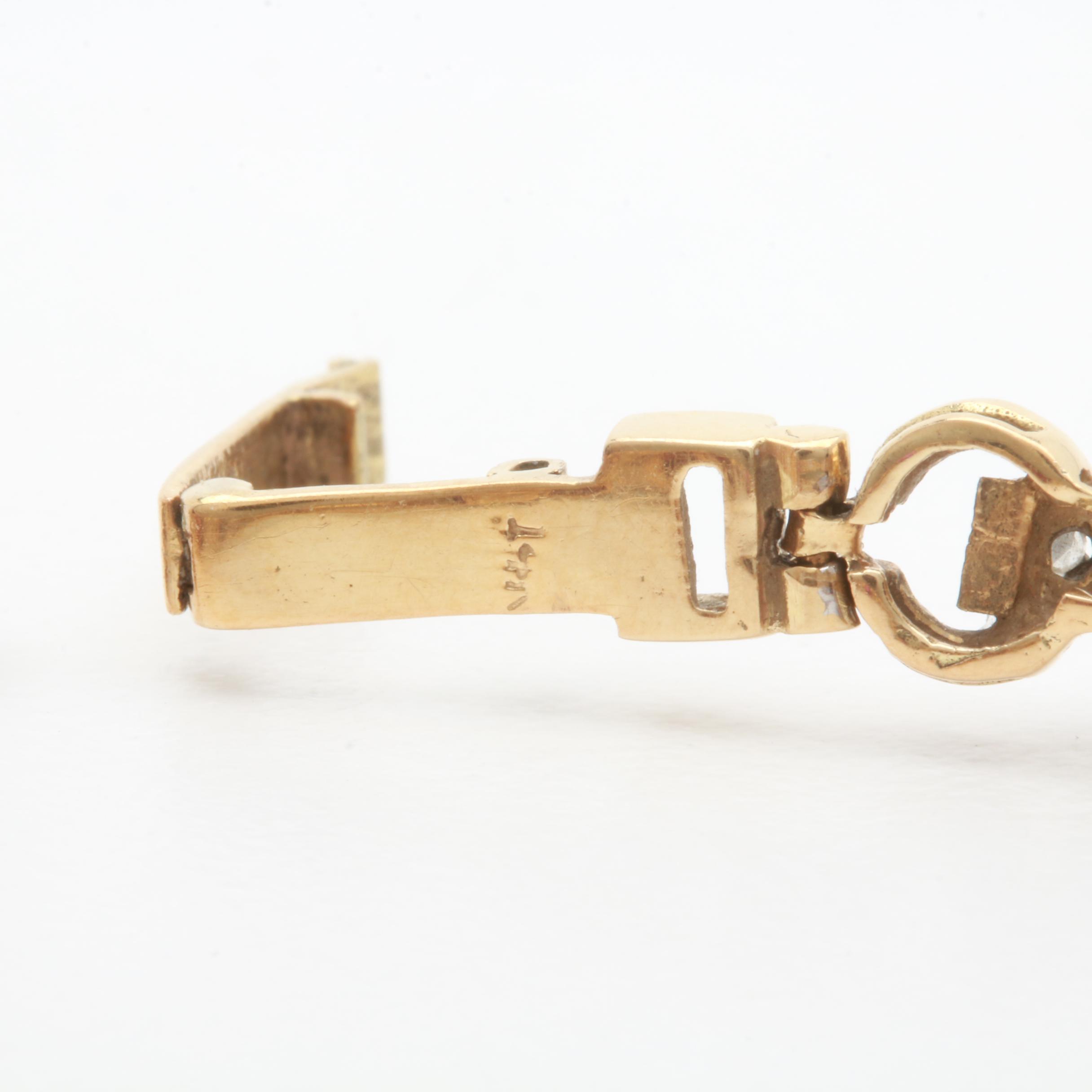 14K Yellow Gold Diamond and Multi-Gemstone Tennis Bracelet