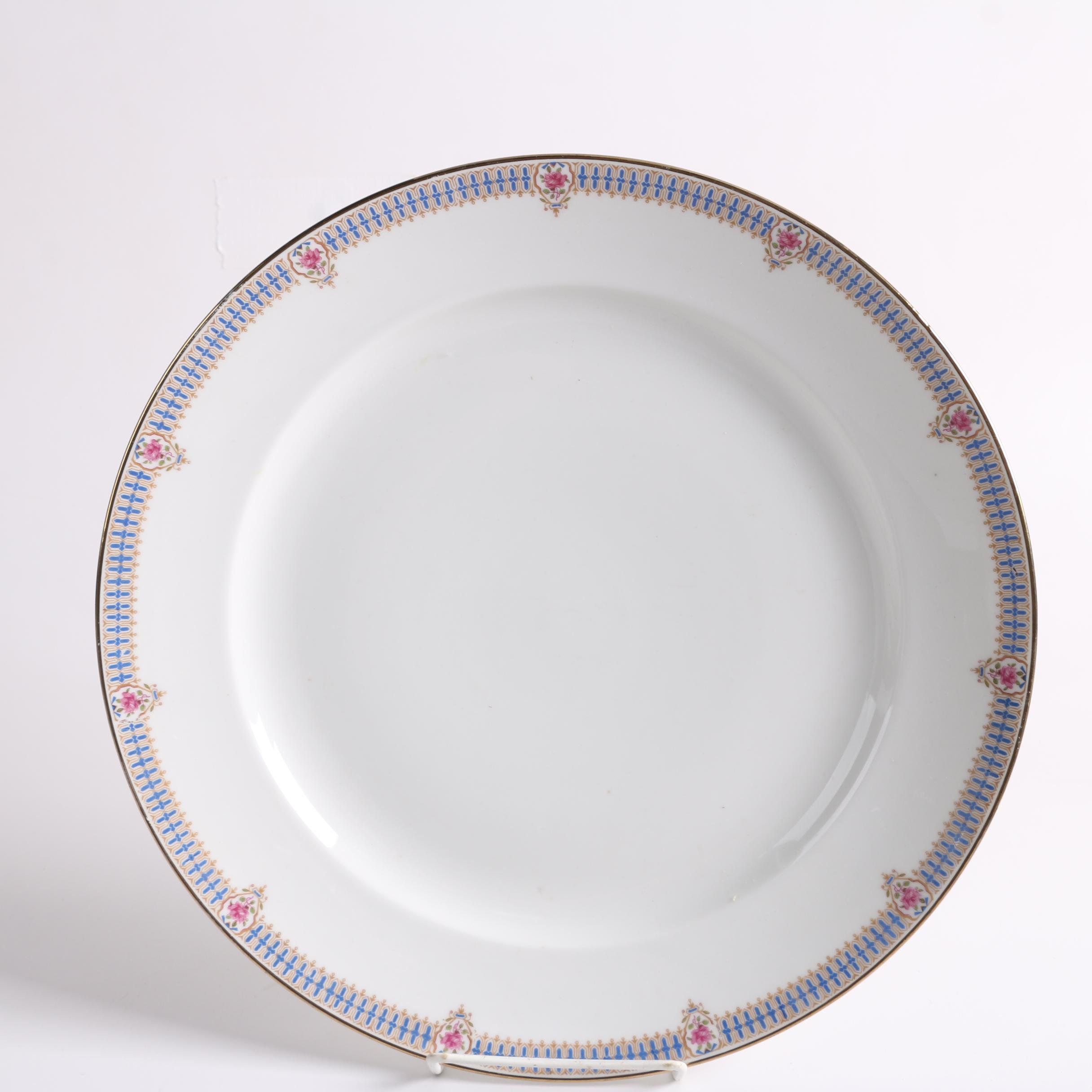 Early 20th Century C. Ahrenfeldt Limoges Porcelain Dinnerware