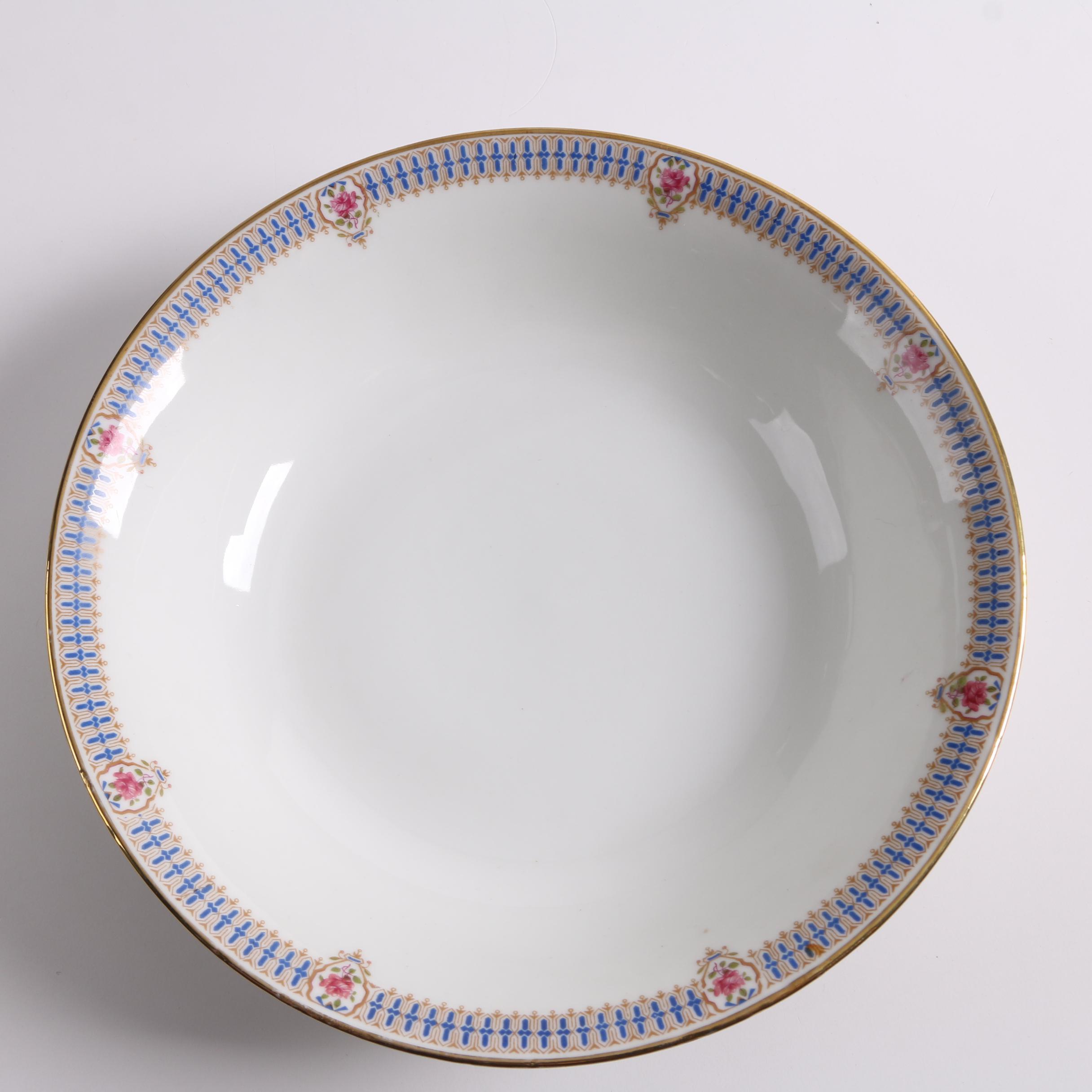 Early 20th Century C. Ahrenfeldt Limoges Porcelain Dinnerware