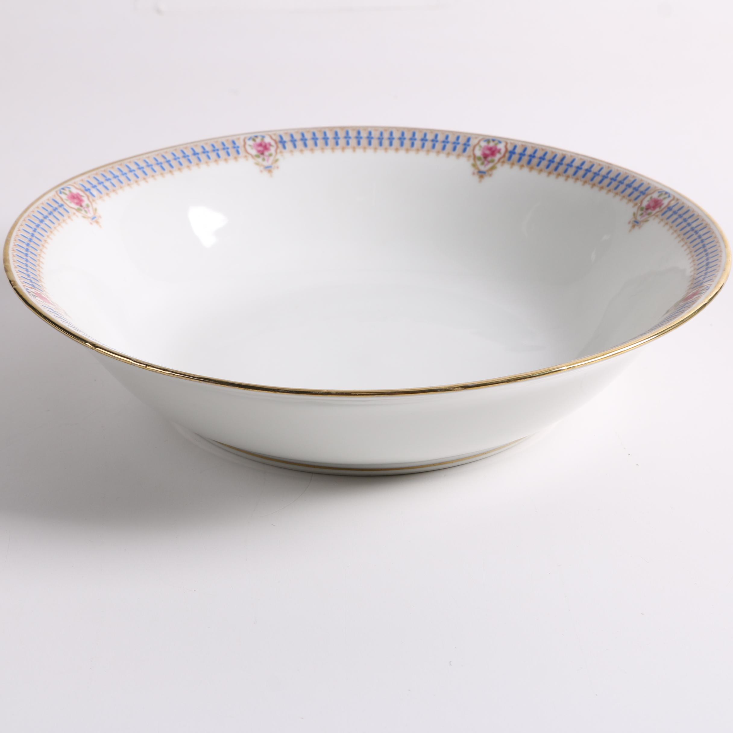 Early 20th Century C. Ahrenfeldt Limoges Porcelain Dinnerware