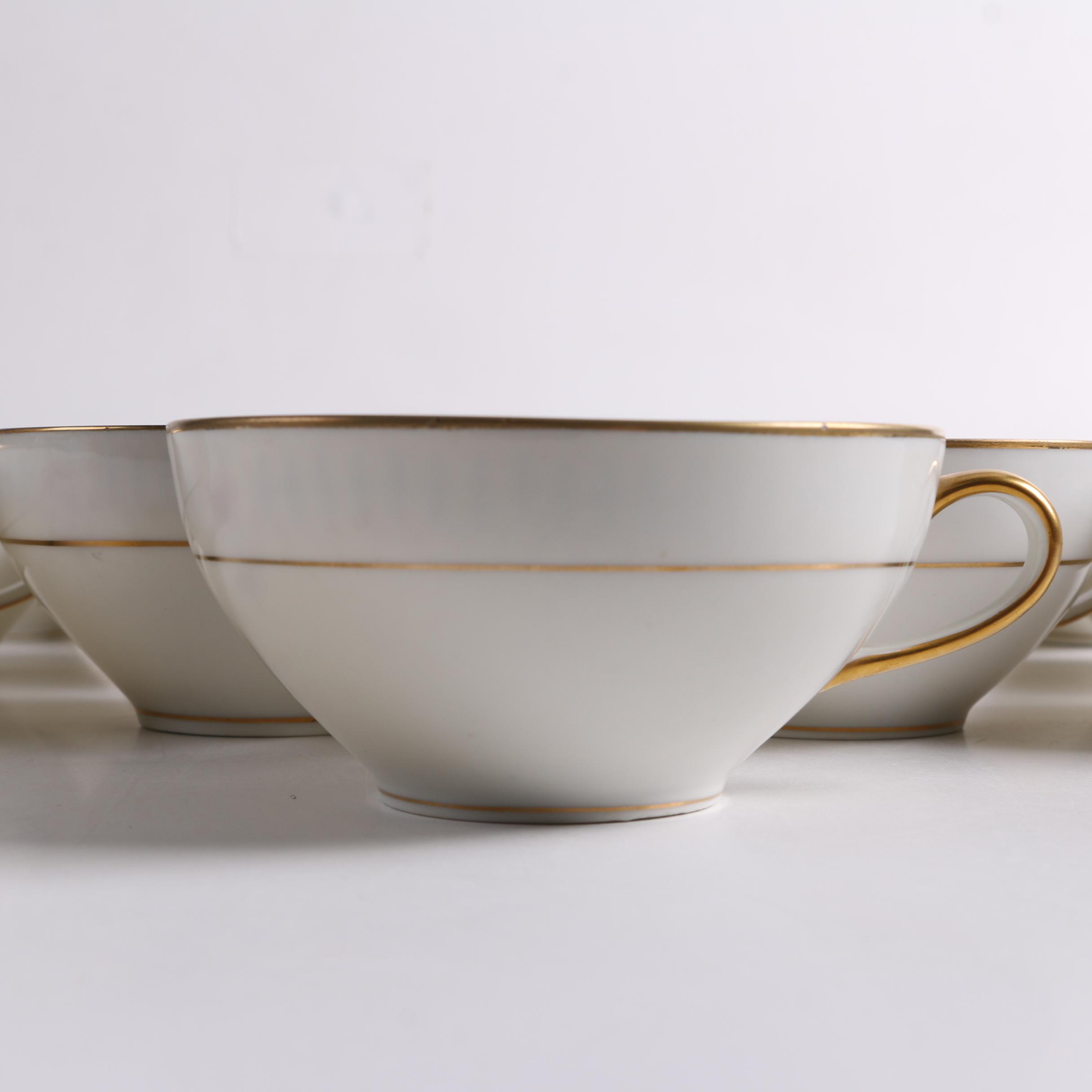 Early 20th Century C. Ahrenfeldt Limoges Porcelain Dinnerware