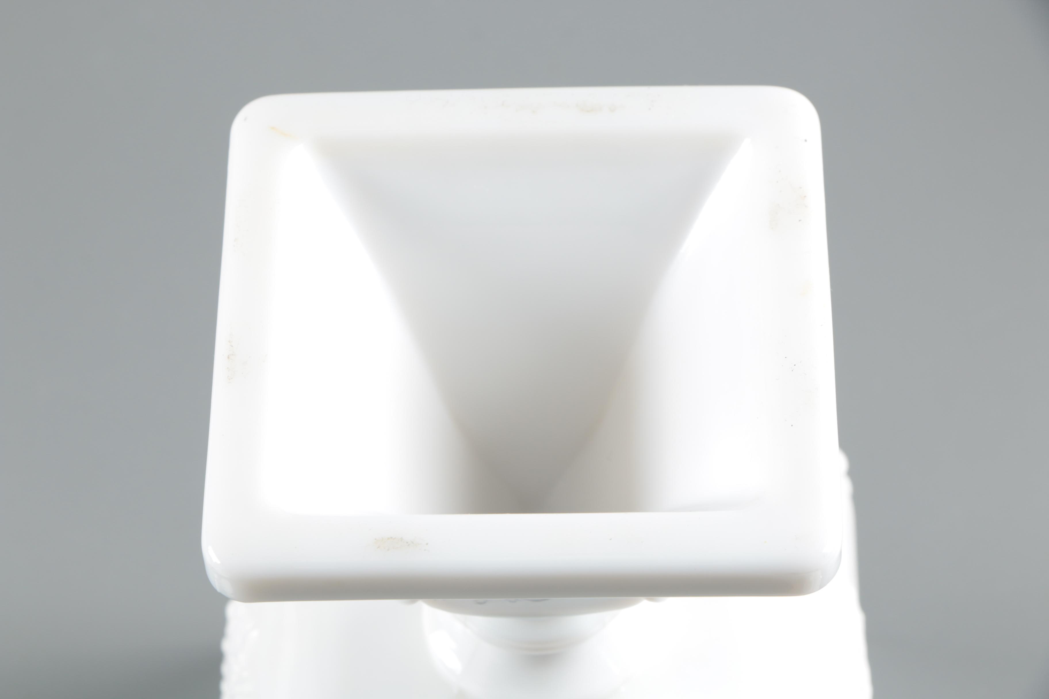 Milk Glass Tableware and Decor including a Pyrex Mixing Bowl