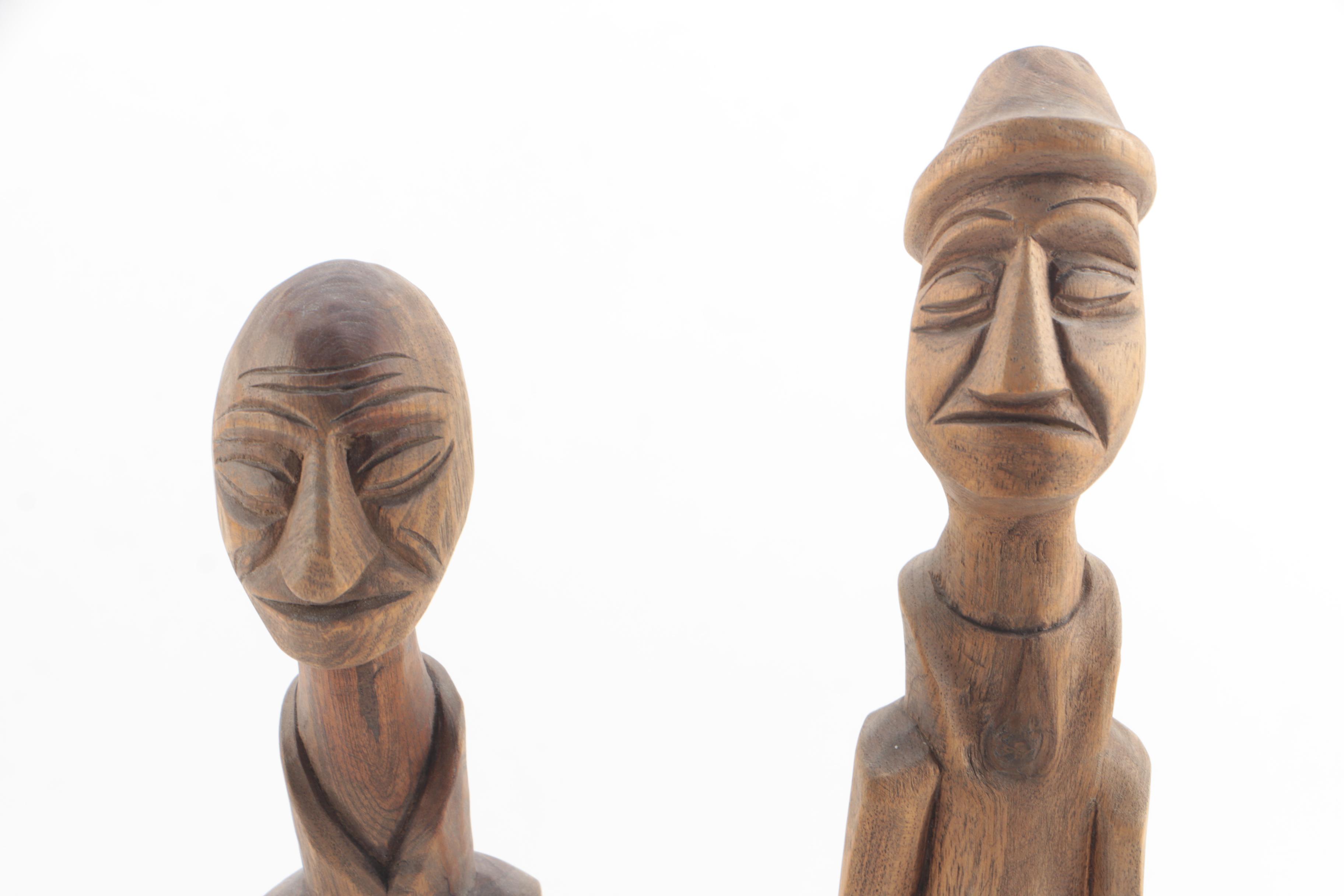 Hand-Carved Wood Figures