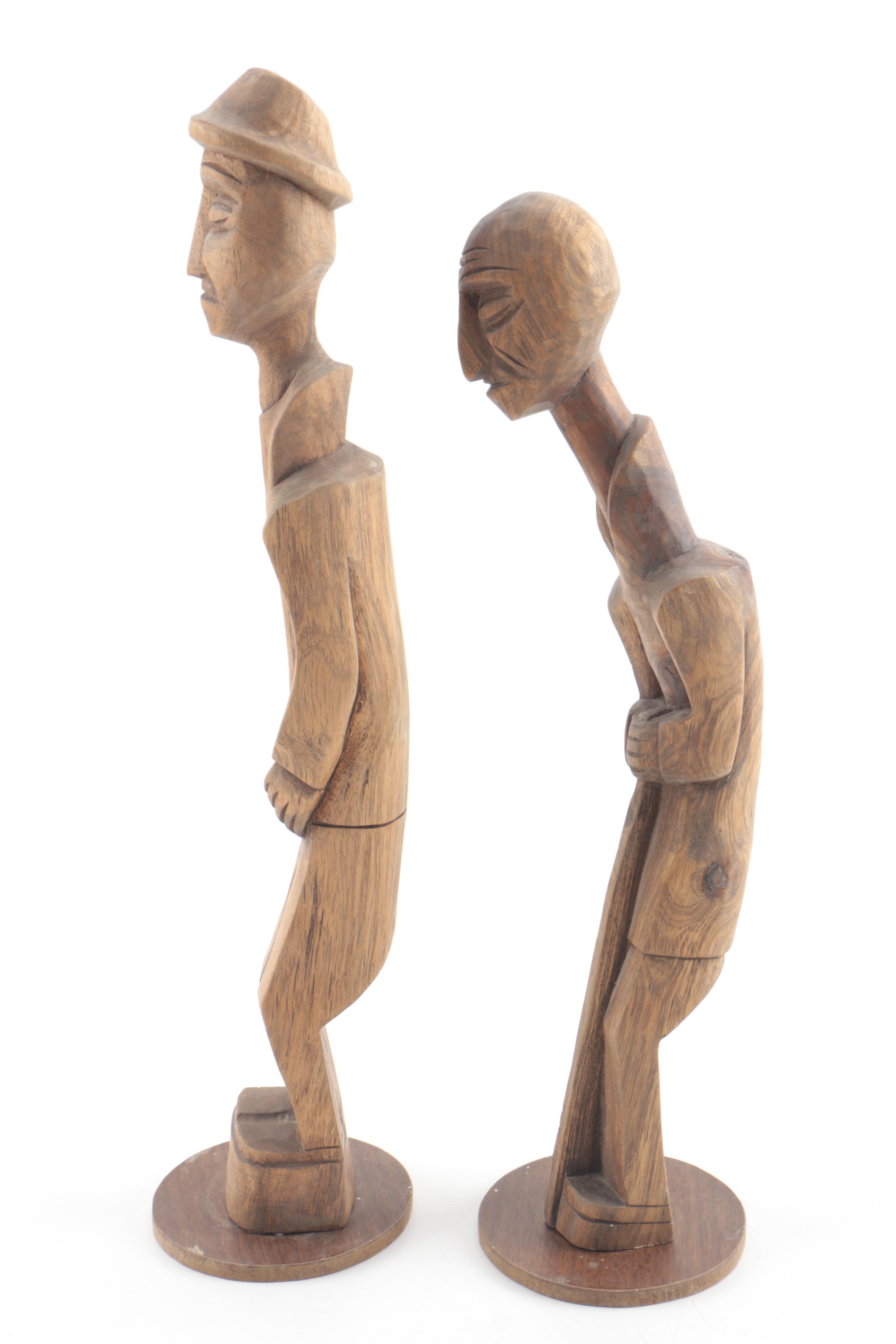 Hand-Carved Wood Figures