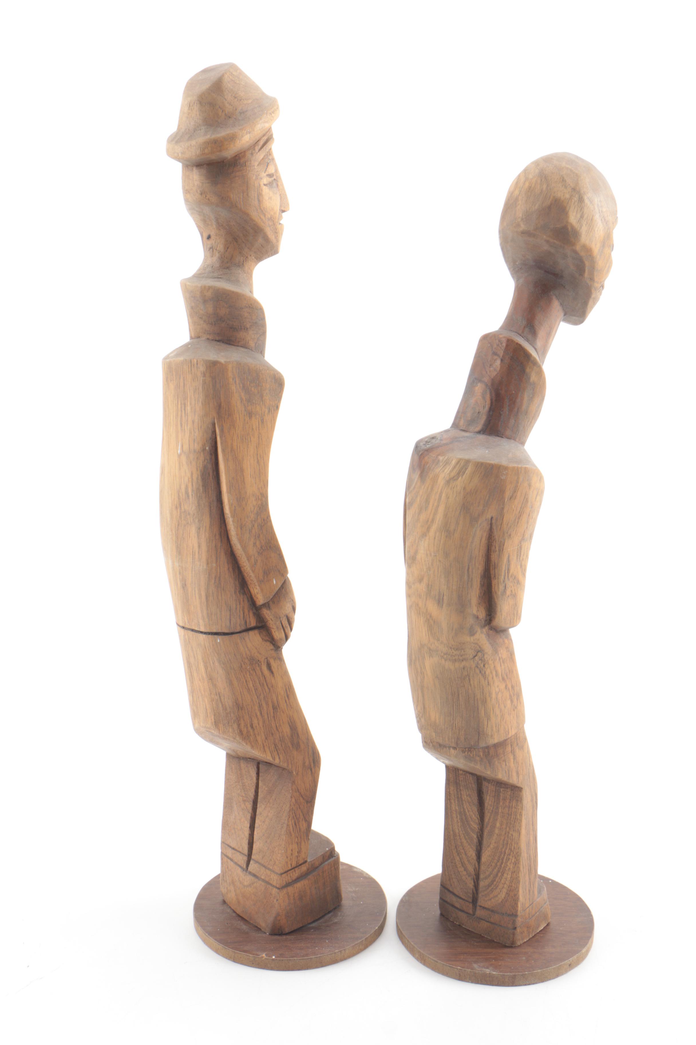 Hand-Carved Wood Figures
