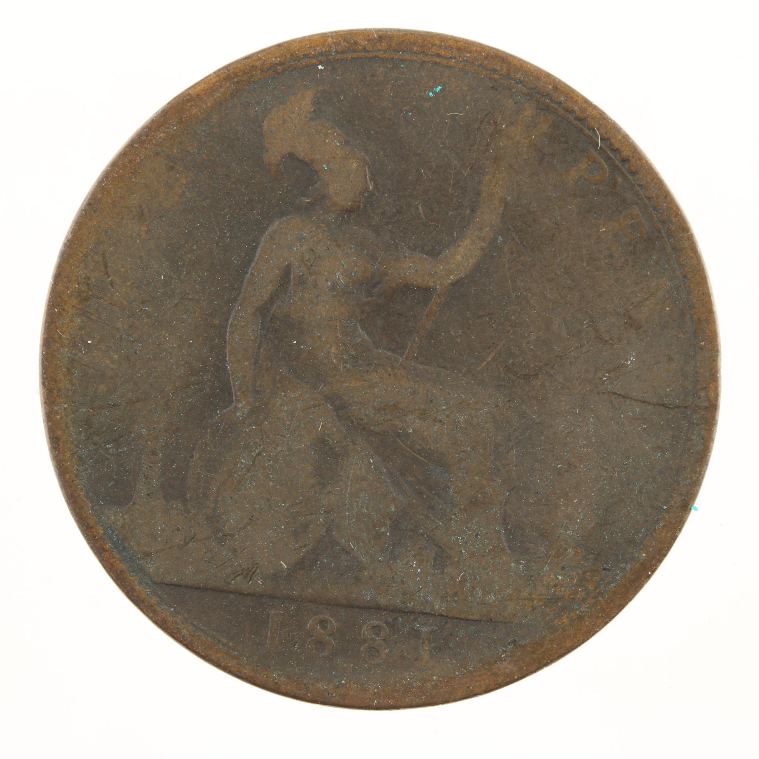 Group of Twenty-Six Antique to Vintage British Coins