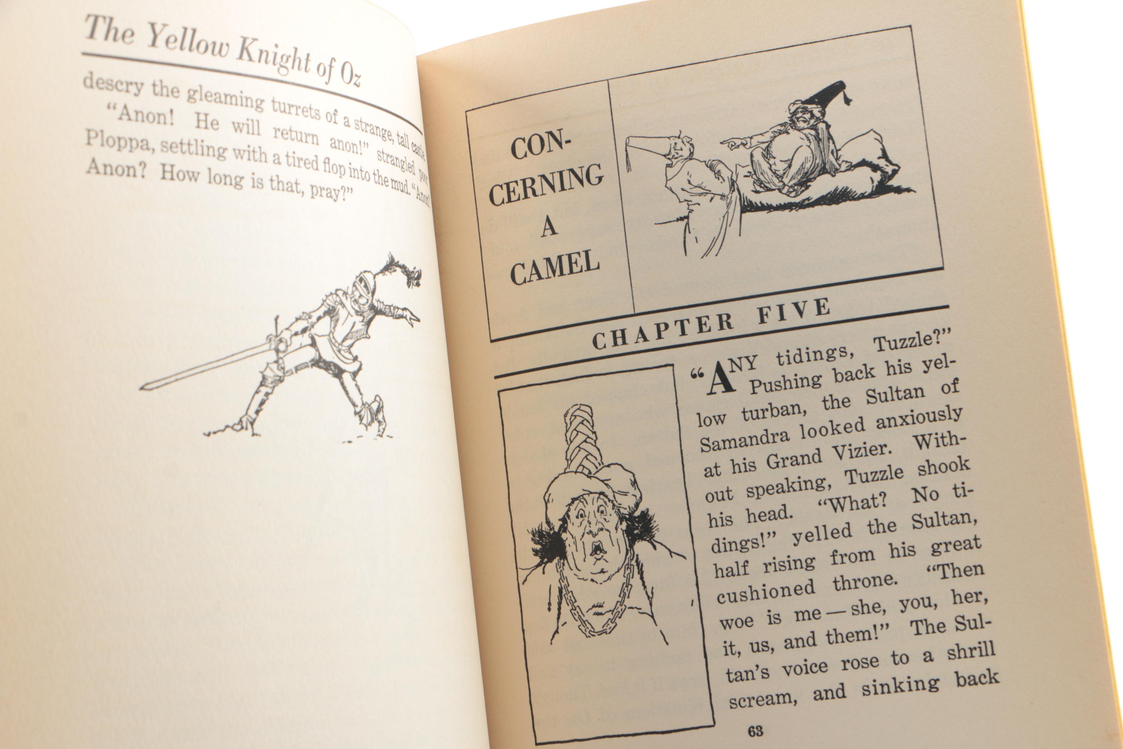 1930 "The Yellow Knight of Oz" by Ruth Plumly Thompson