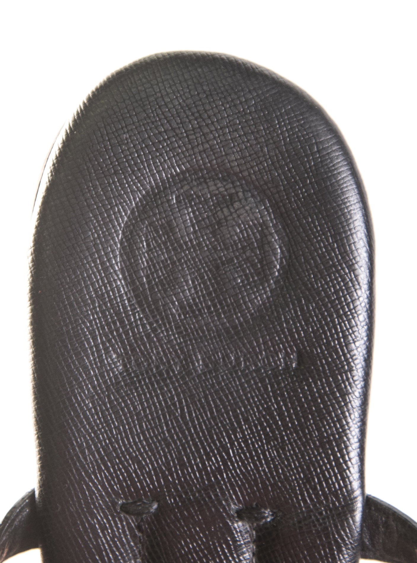 Tory Burch Black Leather Thong Sandals