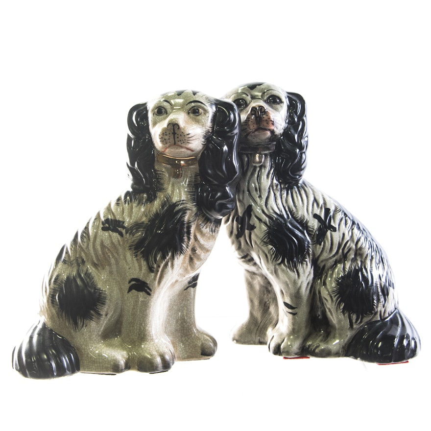 Ceramic Staffordshire Style Dog Figurines