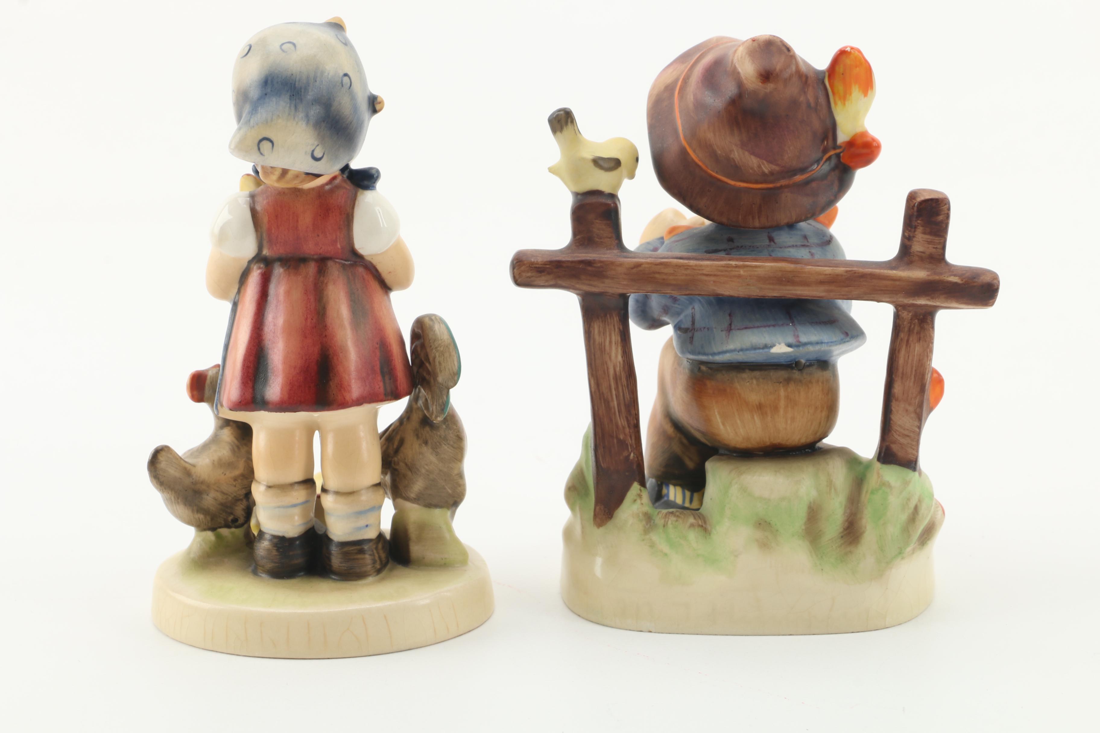 Vintage Goebel Hummel Figurines and Ash Receiver