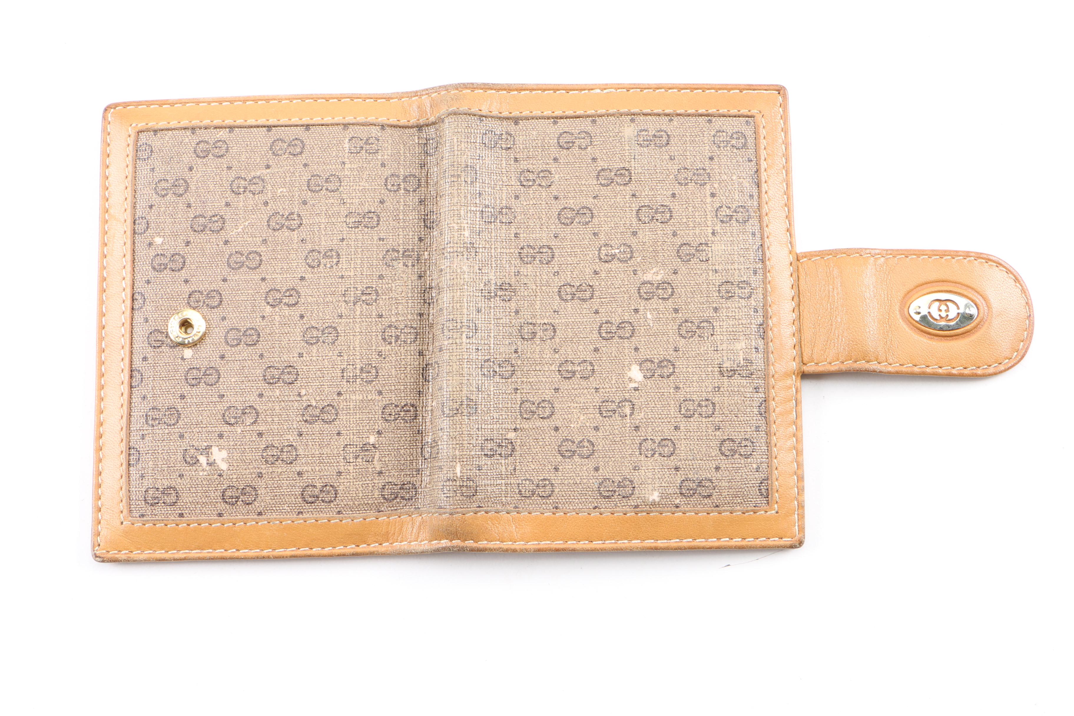 Vintage Gucci GG Supreme Canvas Pouch and Other Accessories