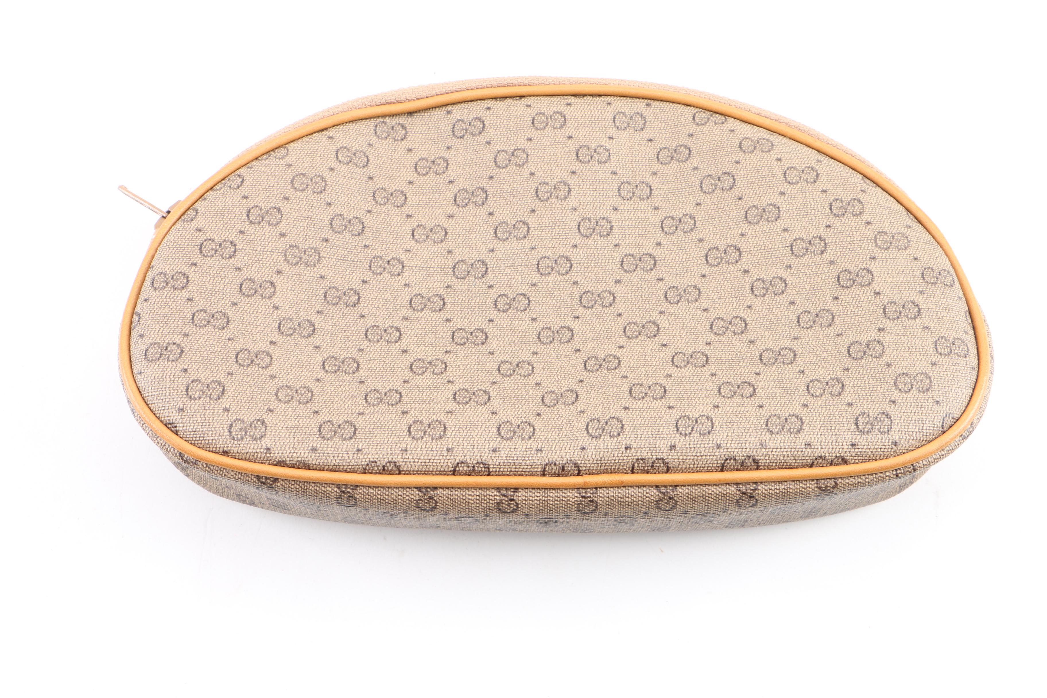 Vintage Gucci GG Supreme Canvas Pouch and Other Accessories