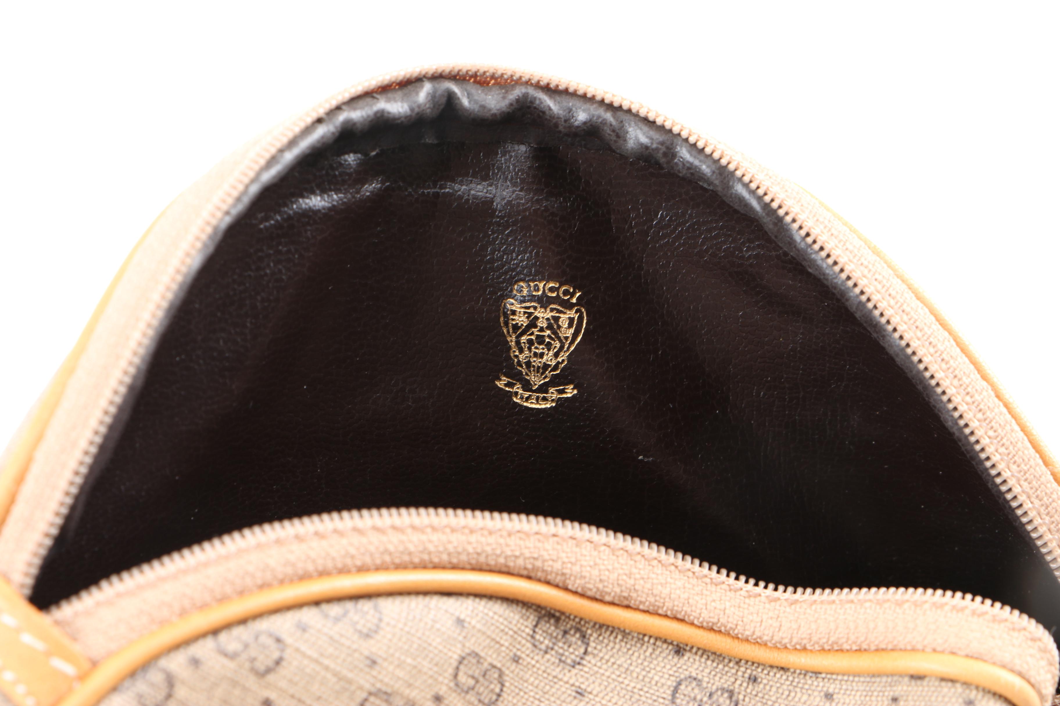 Vintage Gucci GG Supreme Canvas Pouch and Other Accessories