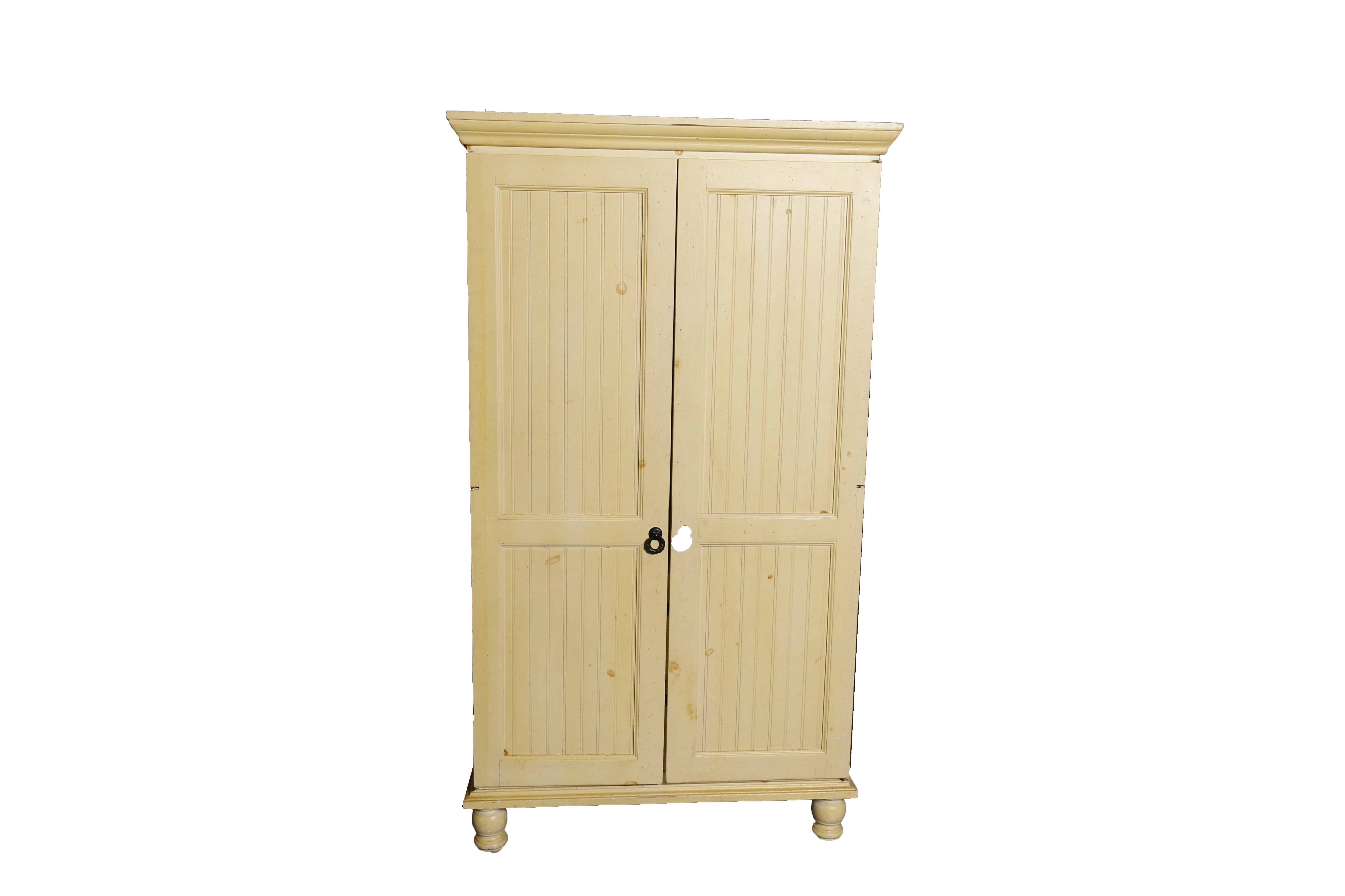 Pale Yellow Entertainment Armoire