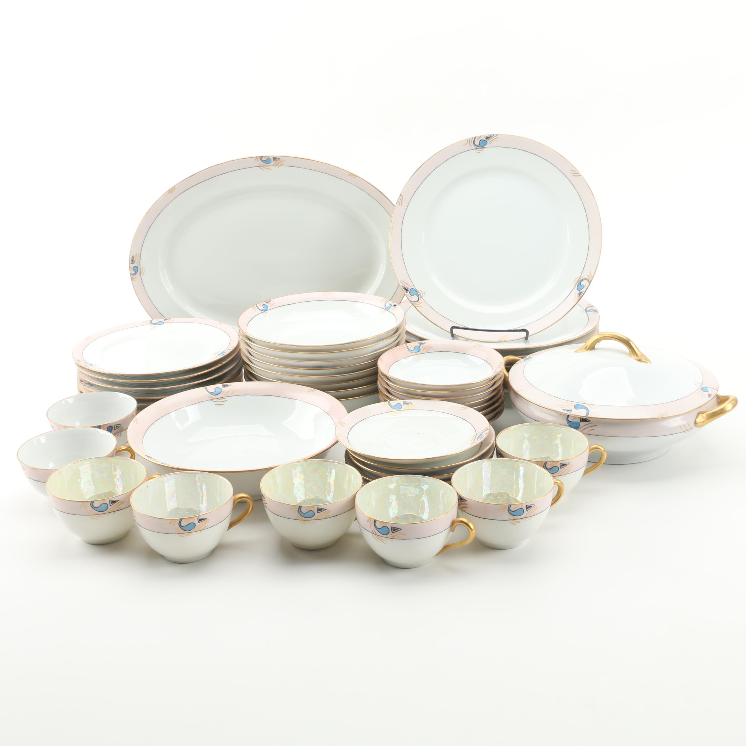 Vintage Hobbyist Painted Porcelain Tableware