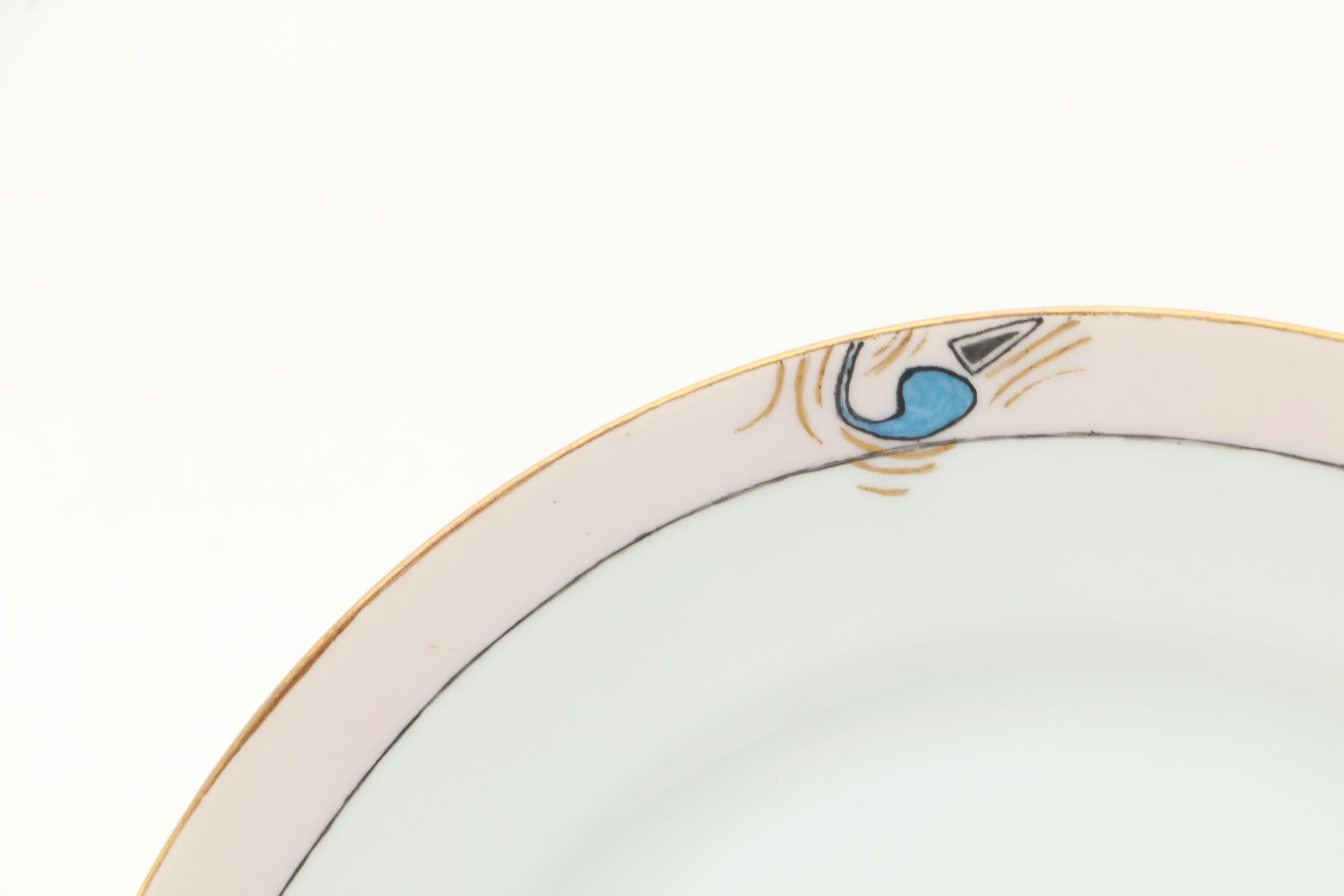 Vintage Hobbyist Painted Porcelain Tableware