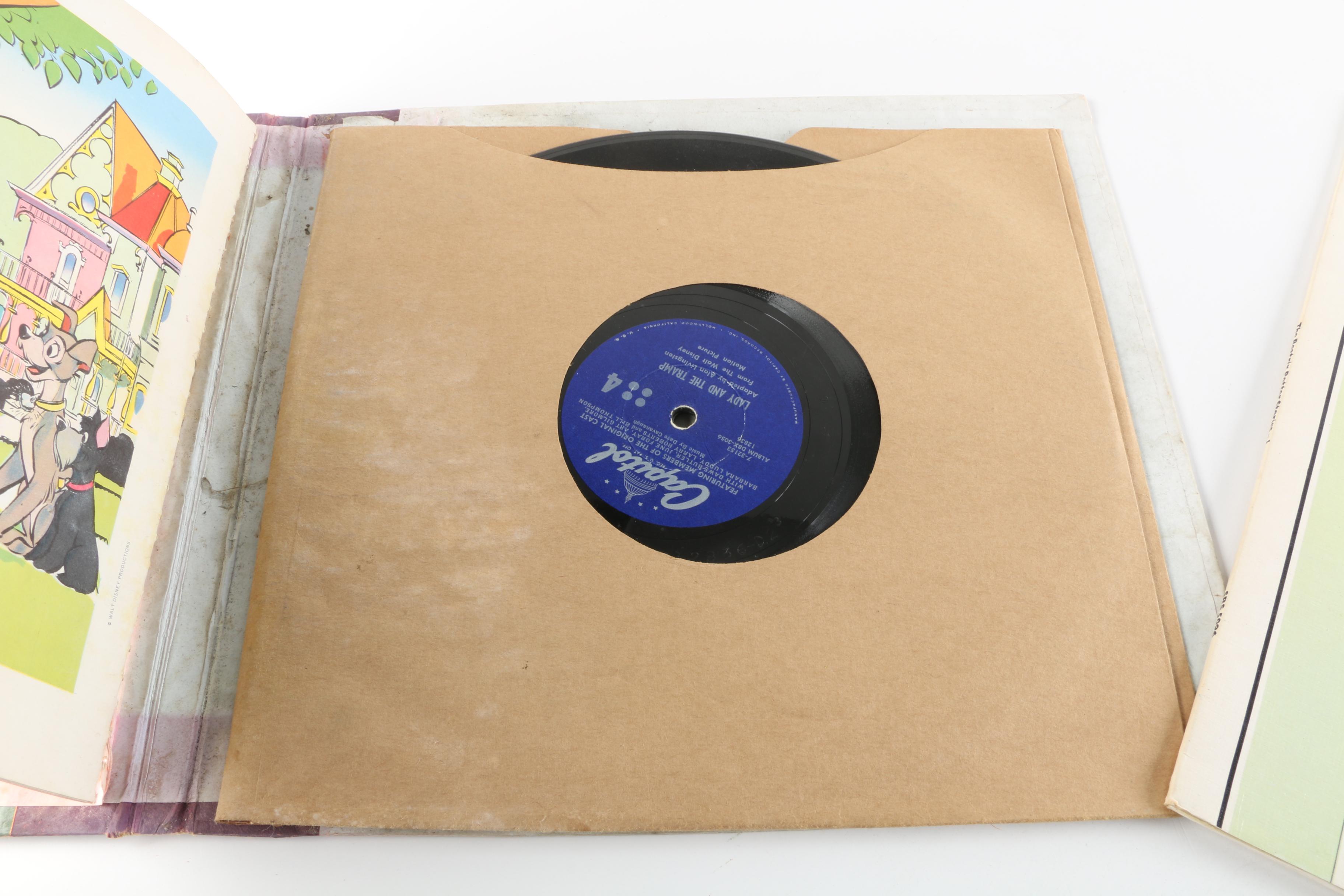 Children's Record Collection Including "The Muppet Show" and Fairy Tales