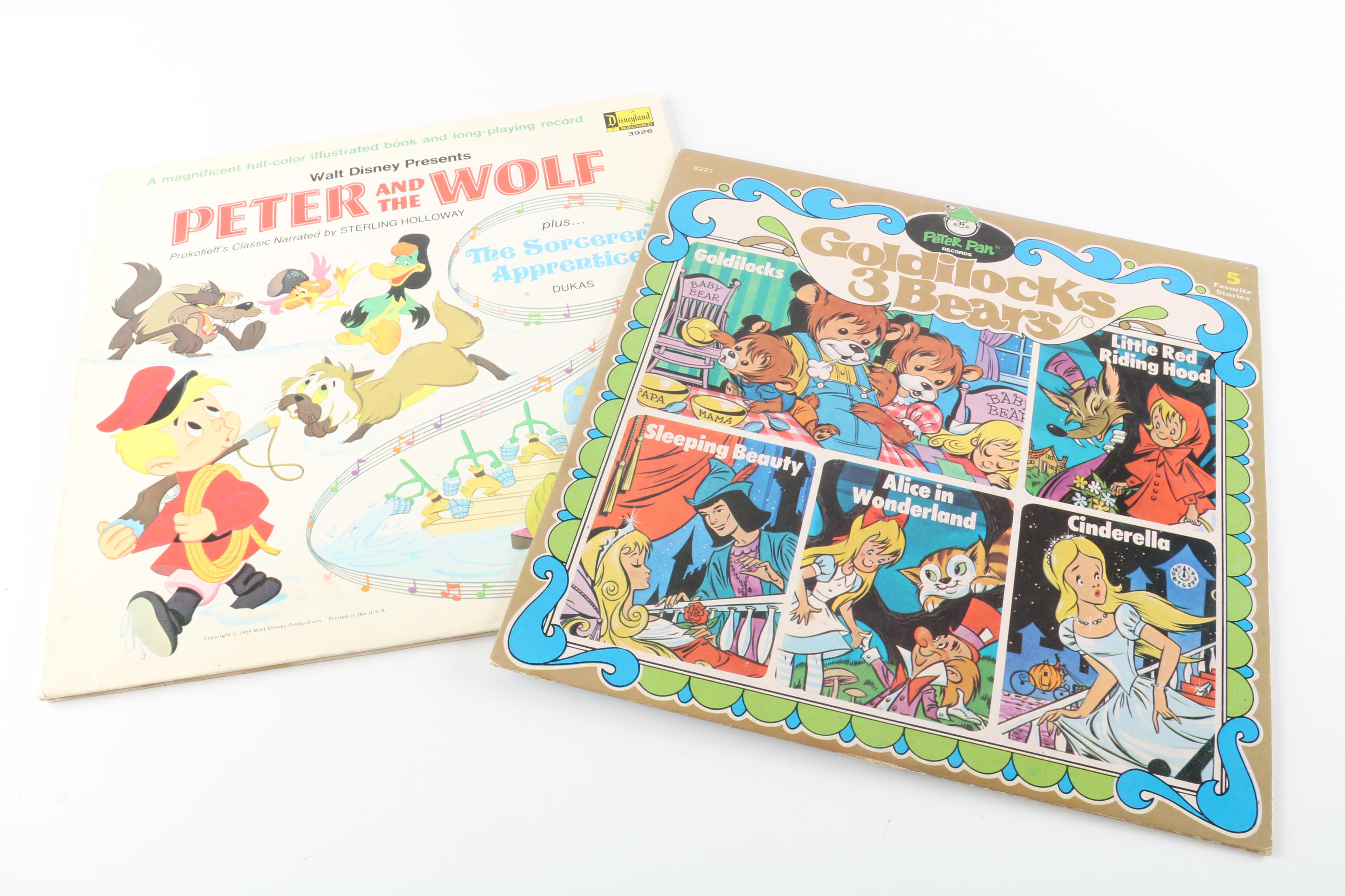 Children's Record Collection Including "The Muppet Show" and Fairy Tales