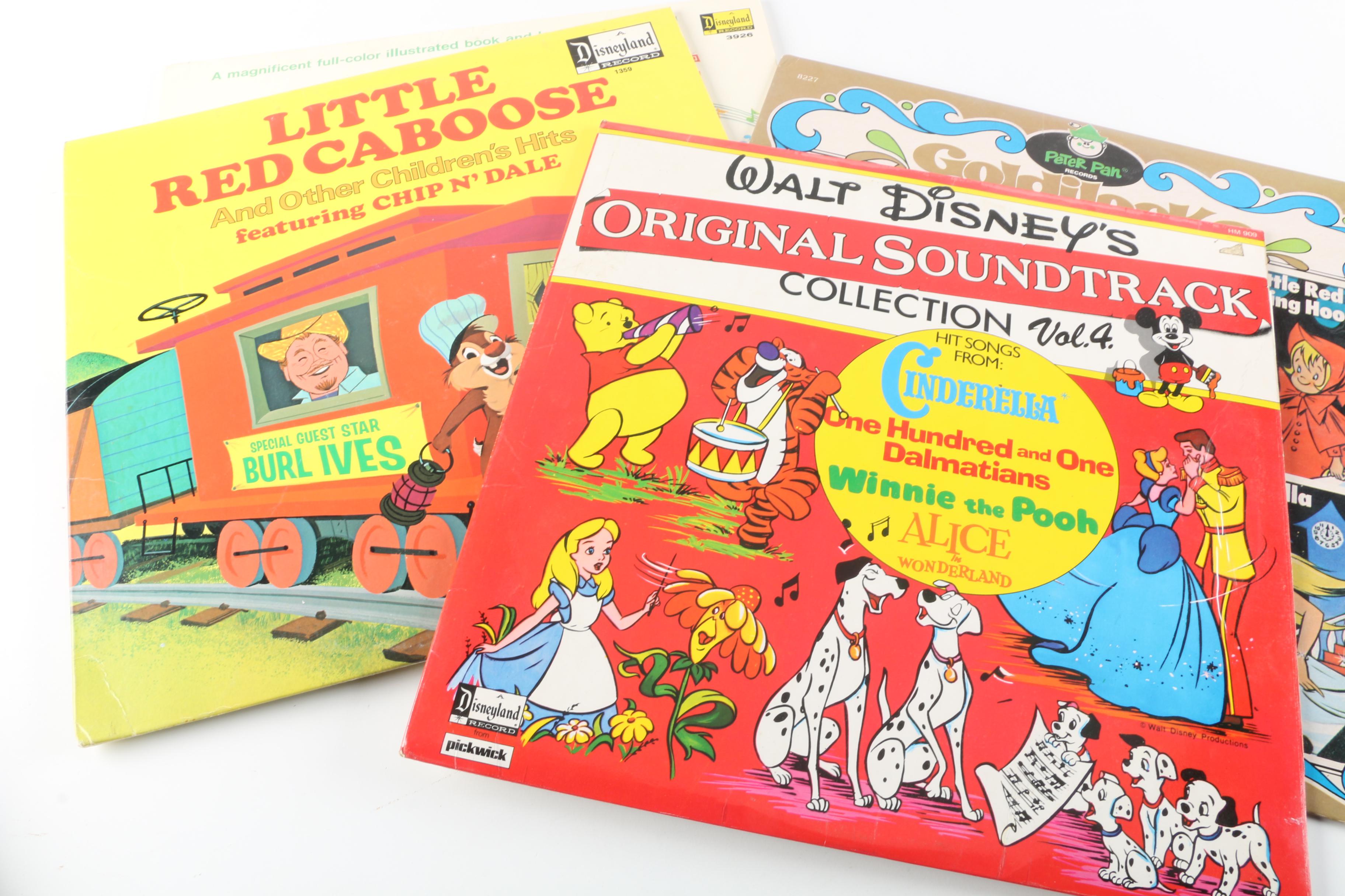 Children's Record Collection Including "The Muppet Show" and Fairy Tales