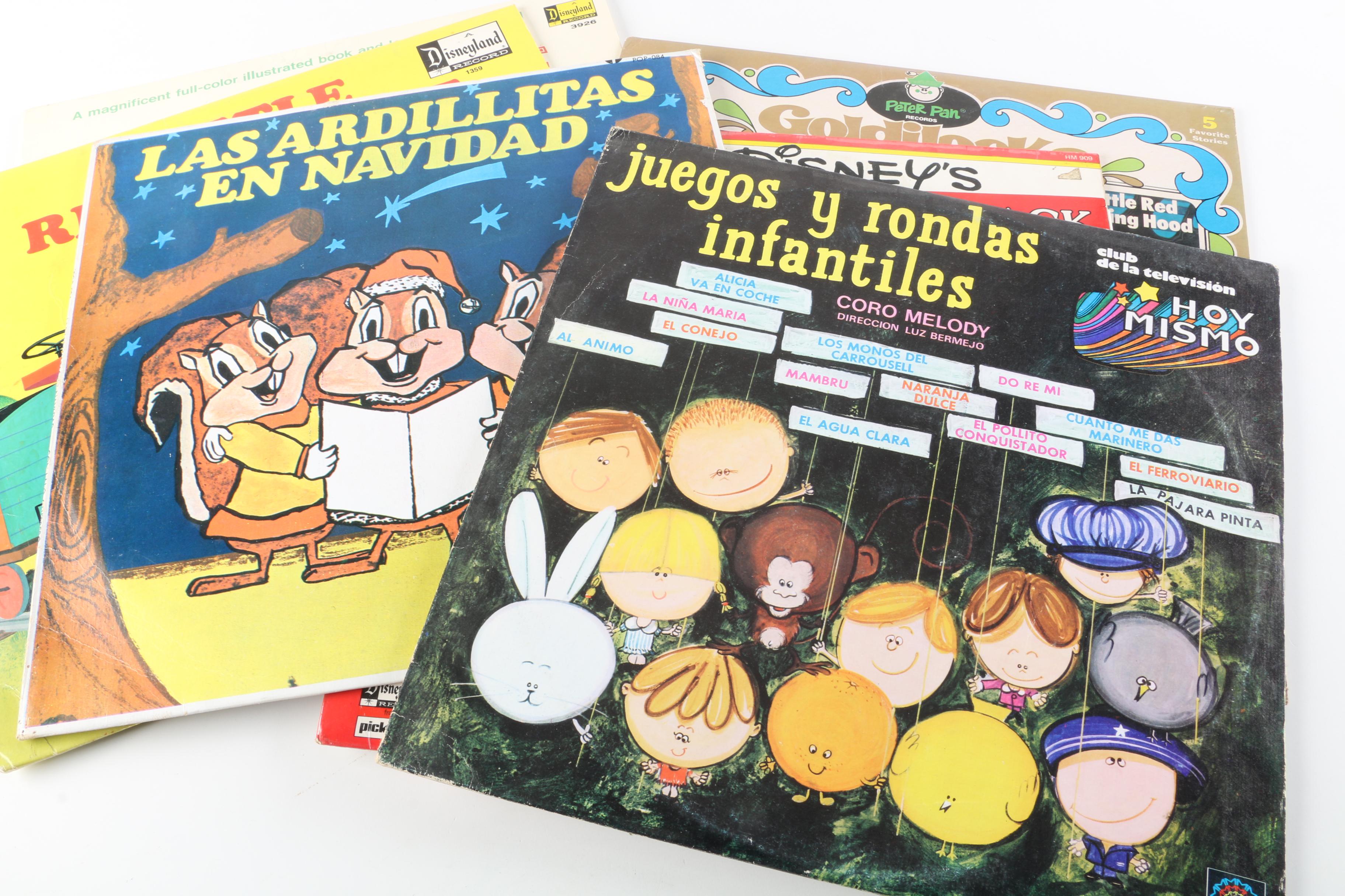 Children's Record Collection Including "The Muppet Show" and Fairy Tales