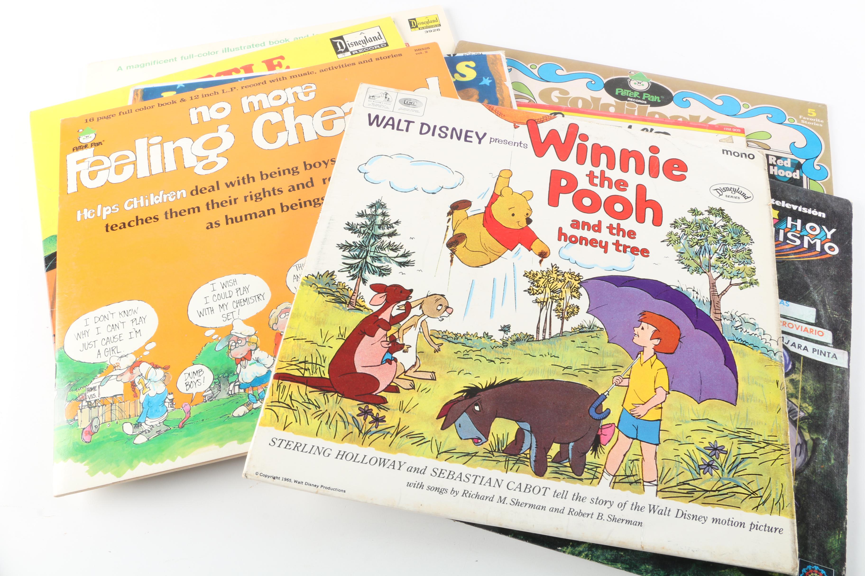 Children's Record Collection Including "The Muppet Show" and Fairy Tales