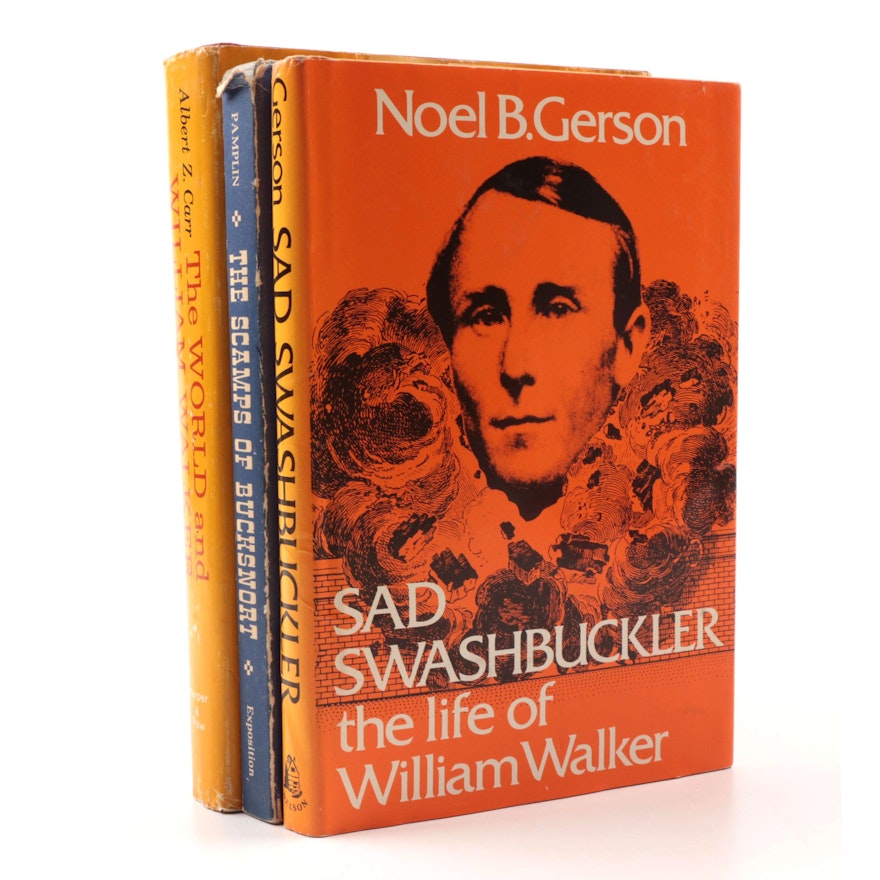 Books on William Walker and First Edition "The Scamps of Bucksnort"