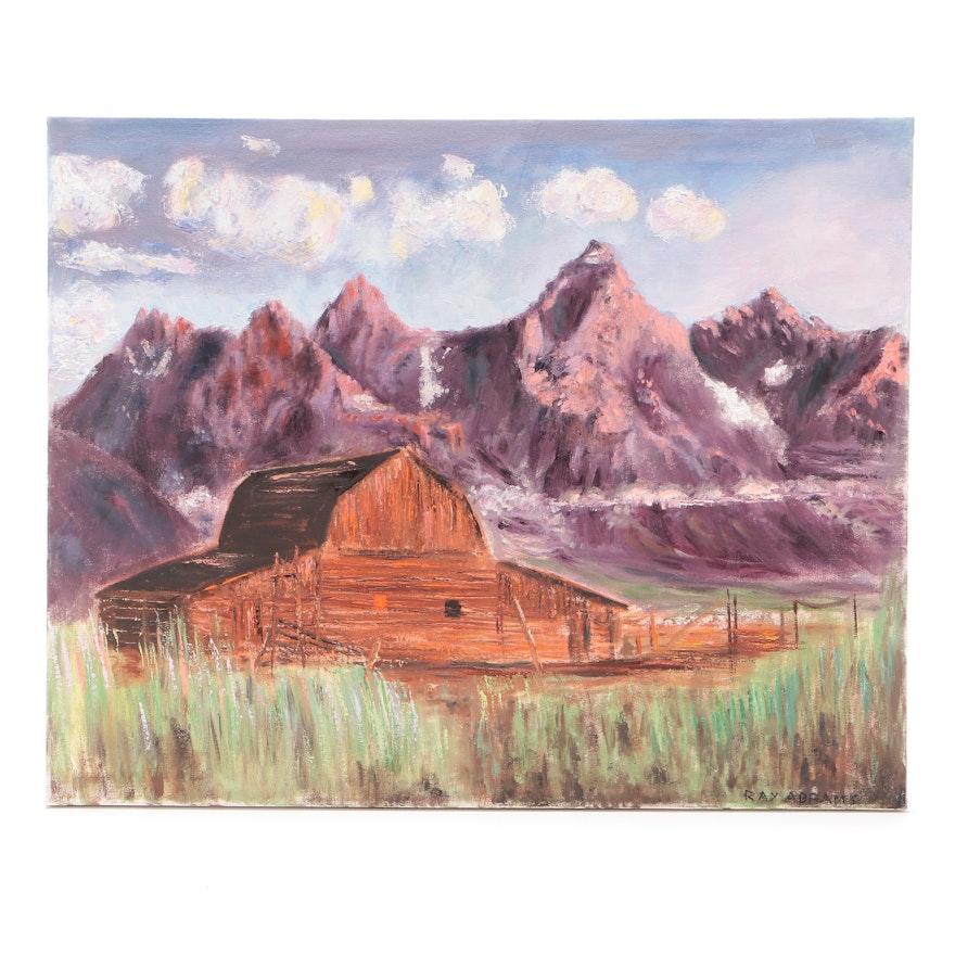 Ray Abrams Original Oil on Canvas Landscape
