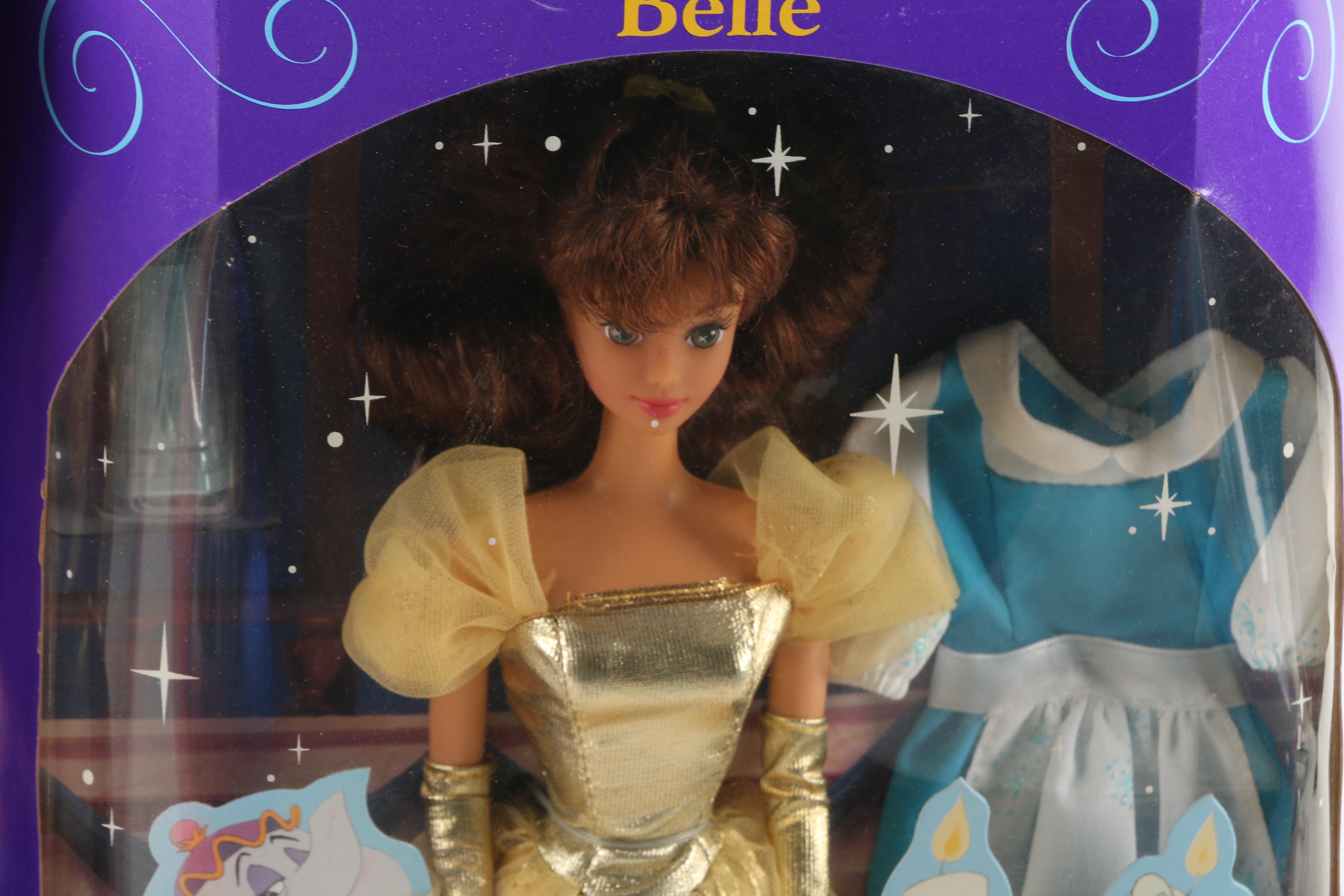 Vintage Mattel Disney Princess Dolls Including "Holiday Princess Cinderella"