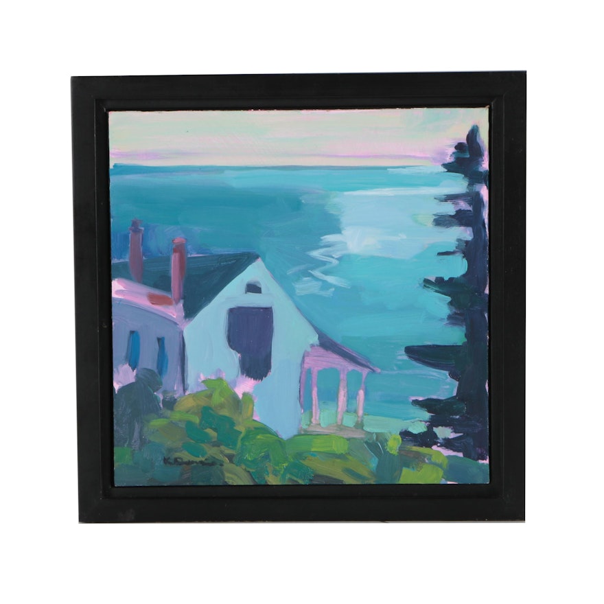 Kathy Dansie Oil Painting "Maine"