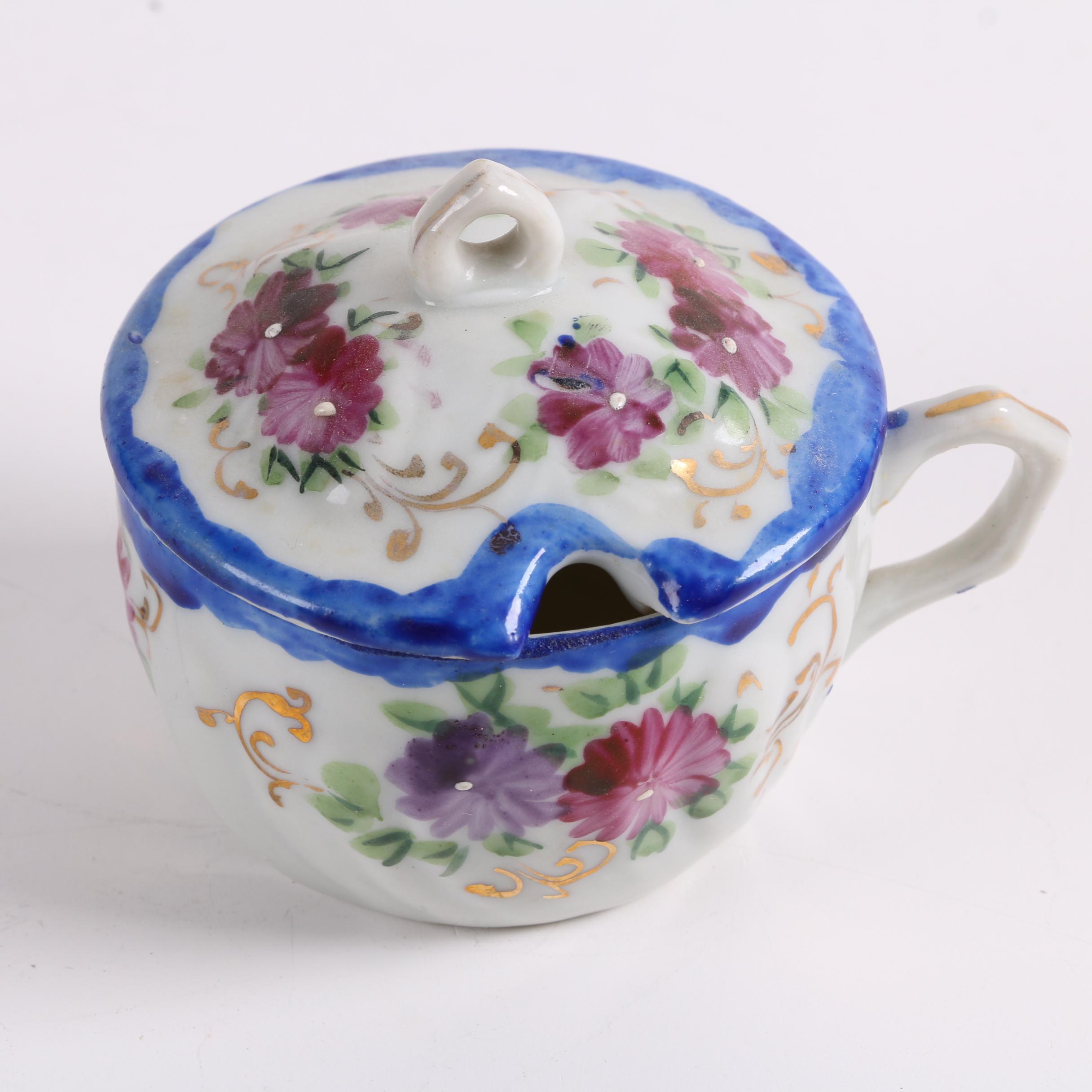 Vintage Japanese Teacups and Saucers Including Moriage Dragonware