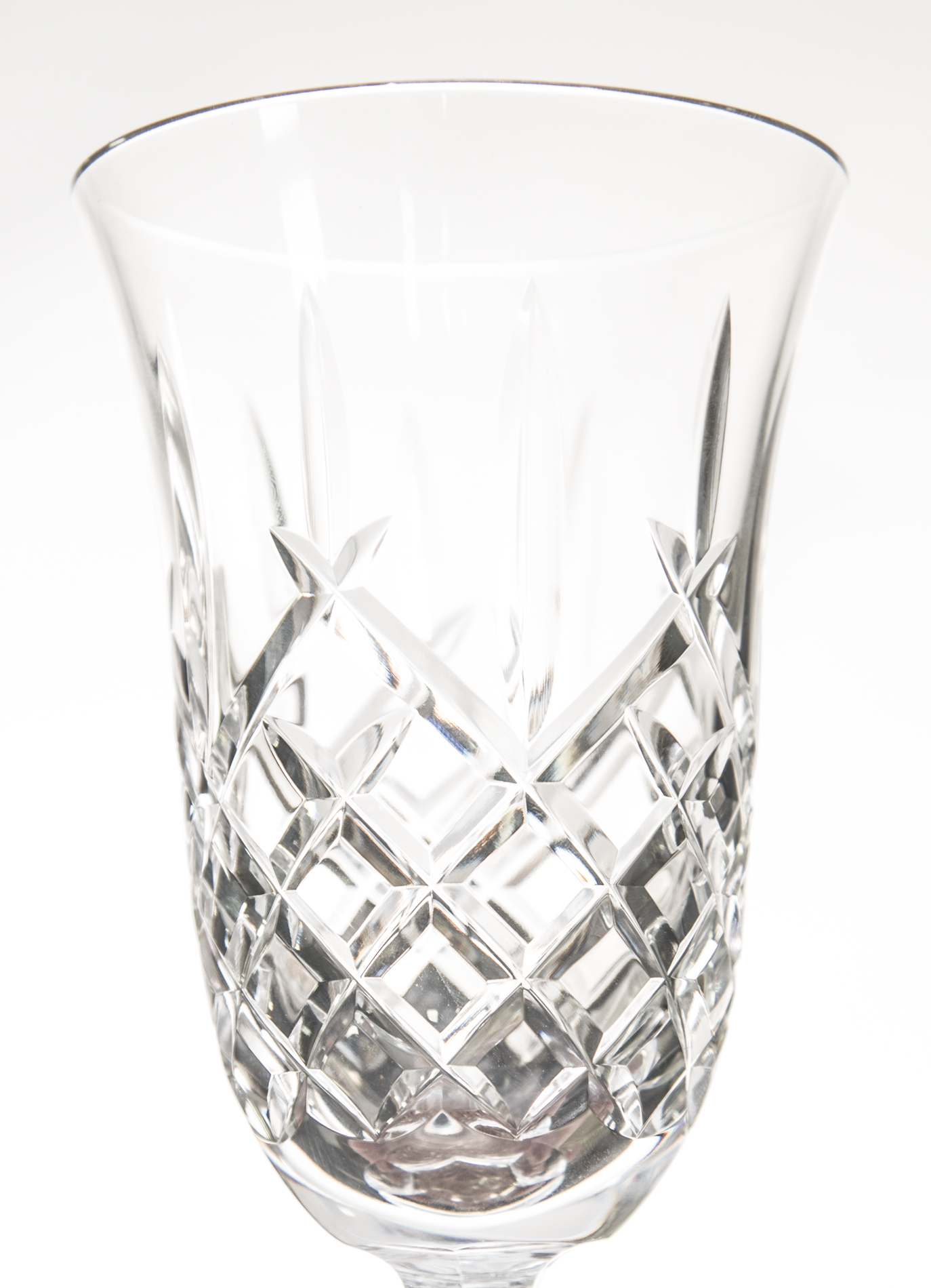 Waterford Crystal "Araglin" Stemmed Iced Tea Glasses