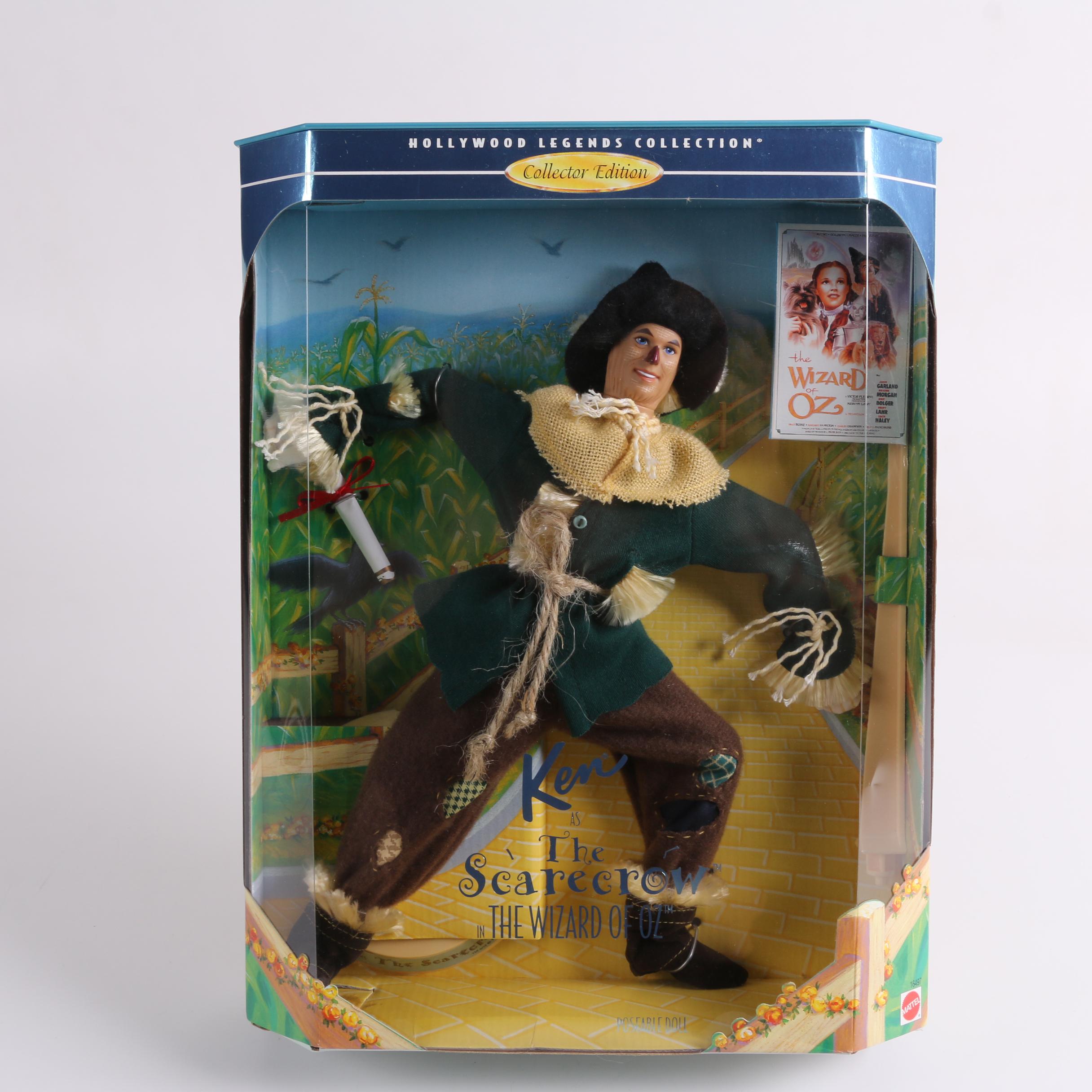 Mattel Ken Character Dolls Including "The Wizard of Oz" and "Gone with the Wind"