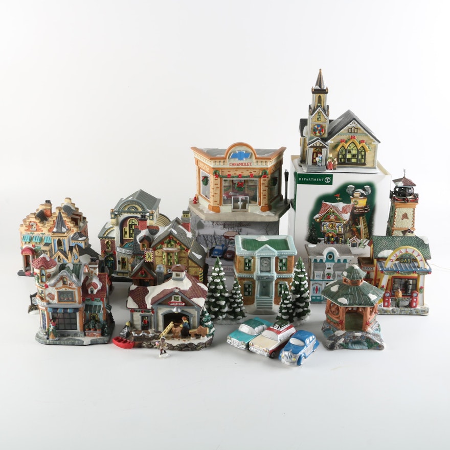 Winter Village Buildings and Accessories