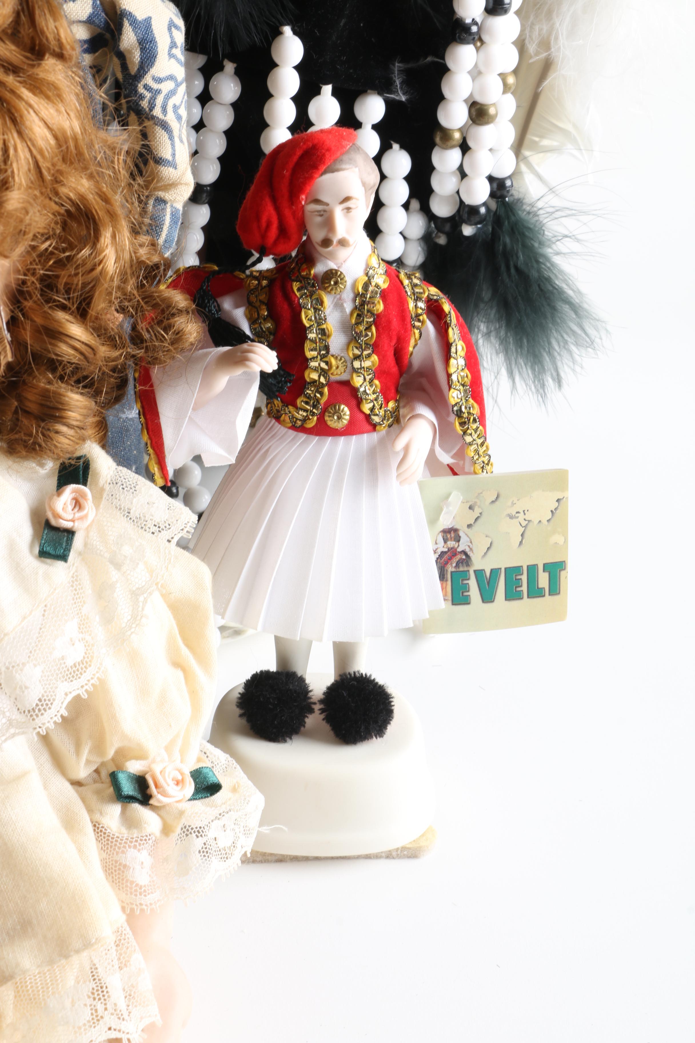 Vintage Porcelain Dolls Including Kultura and Muñeca Eny
