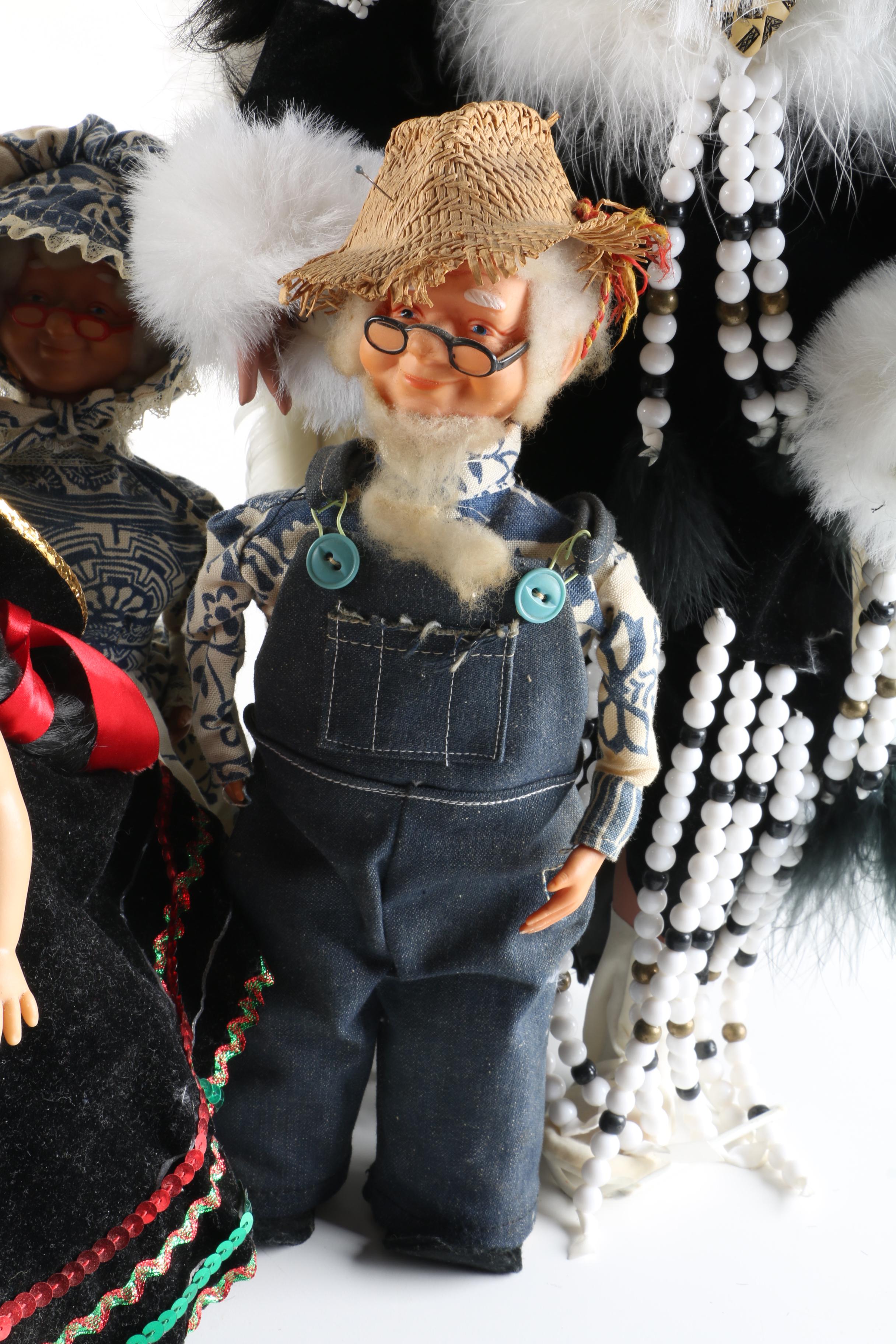 Vintage Porcelain Dolls Including Kultura and Muñeca Eny