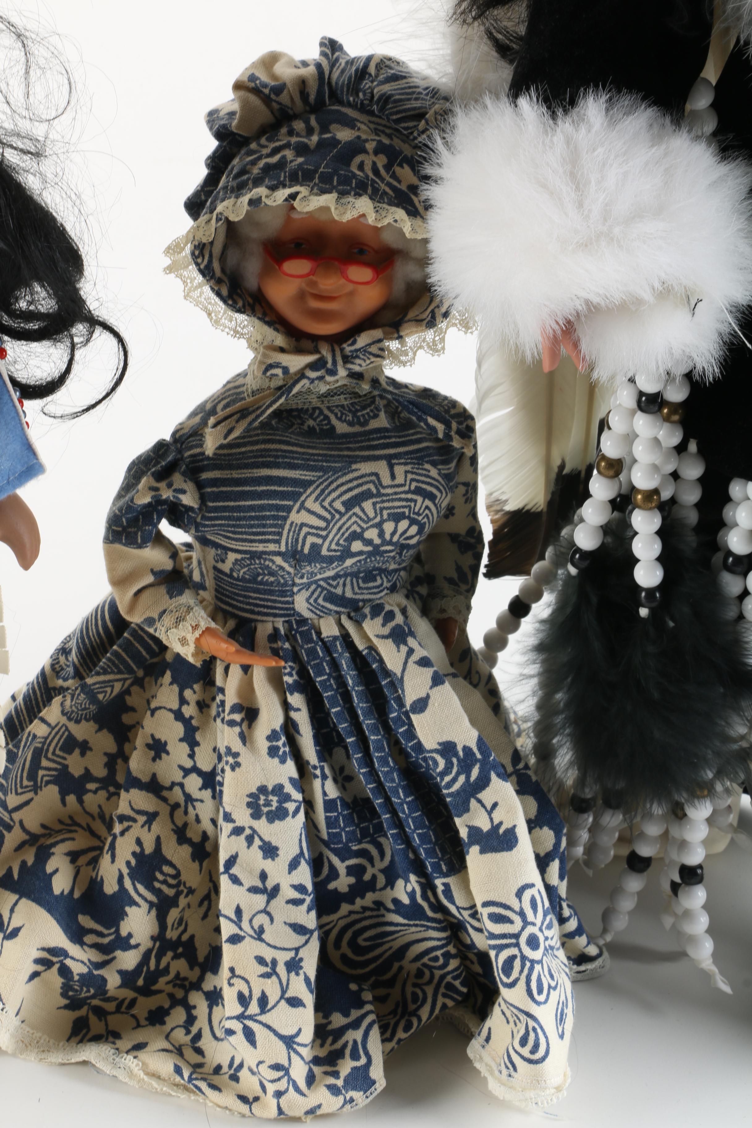 Vintage Porcelain Dolls Including Kultura and Muñeca Eny